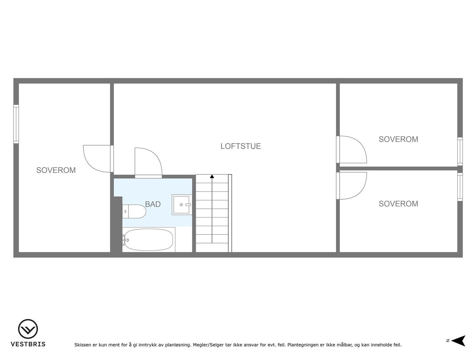 Plantegning 2.etasje. Galleribilde