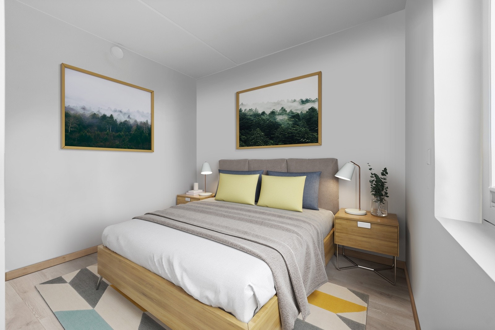 Soverom 2 illustrasjon. Galleribilde