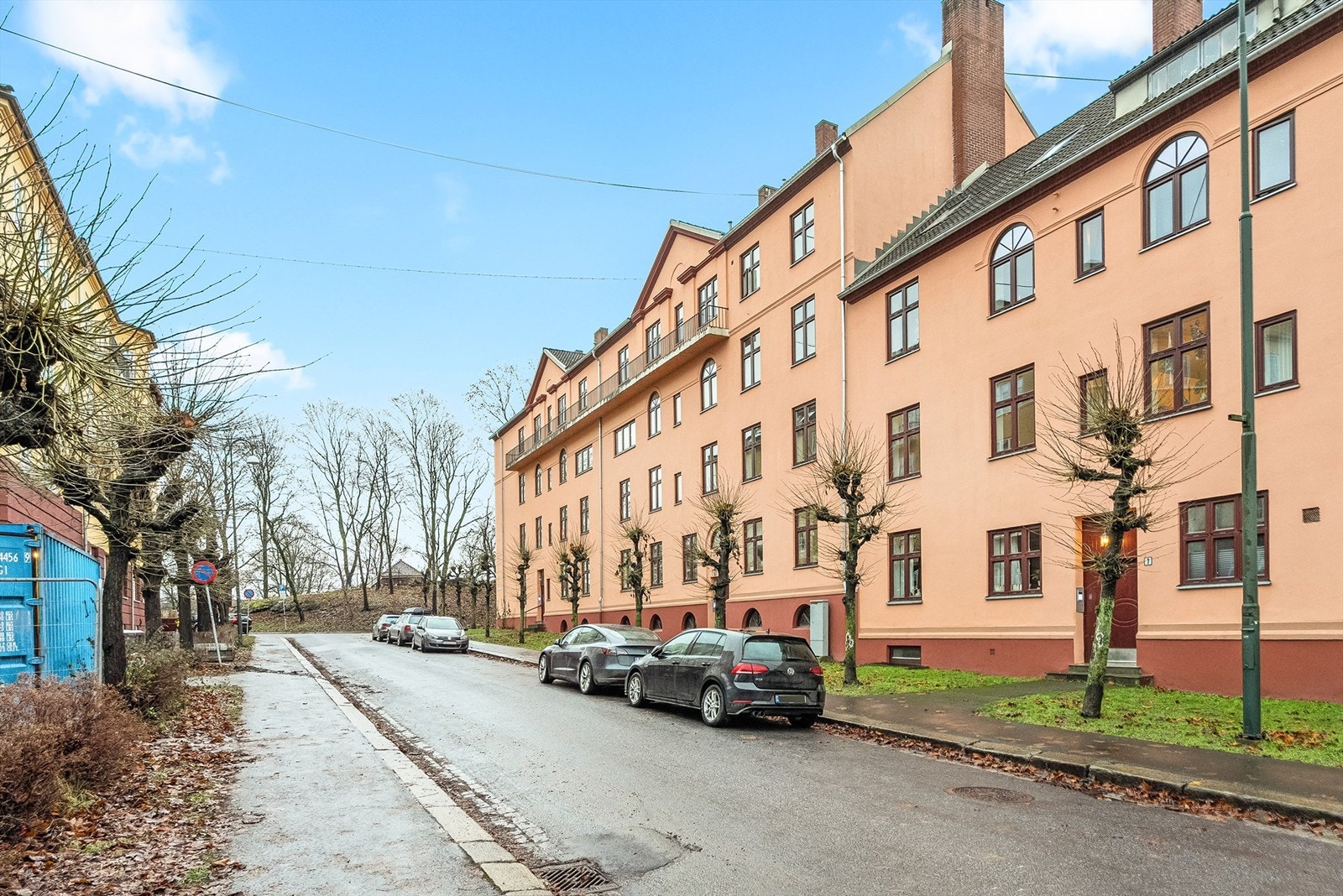 Eiendommen ligger i en rolig gate på Sagene. Galleribilde