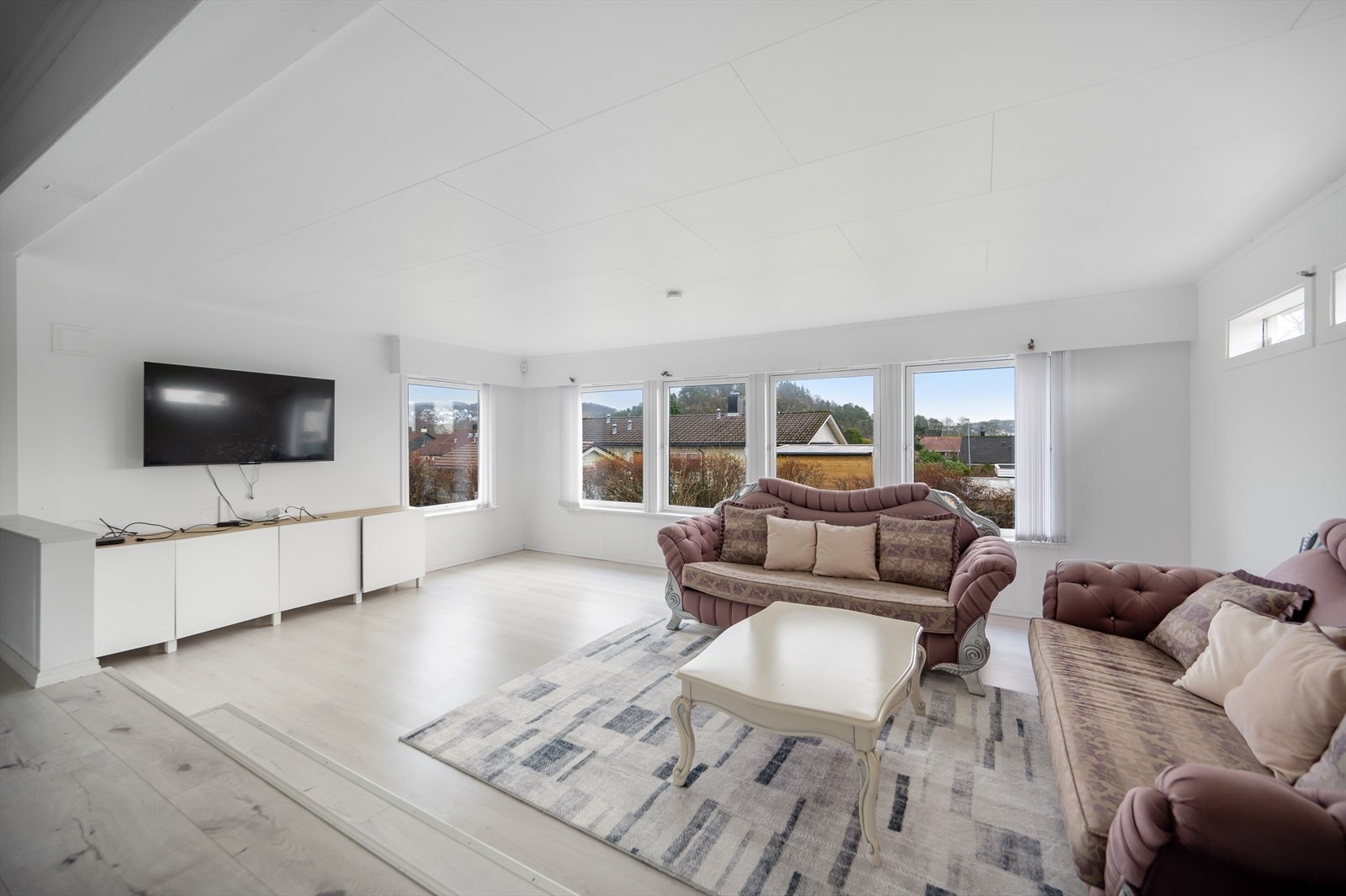 Her får du et fint og grønt utsyn over hagen. Galleribilde