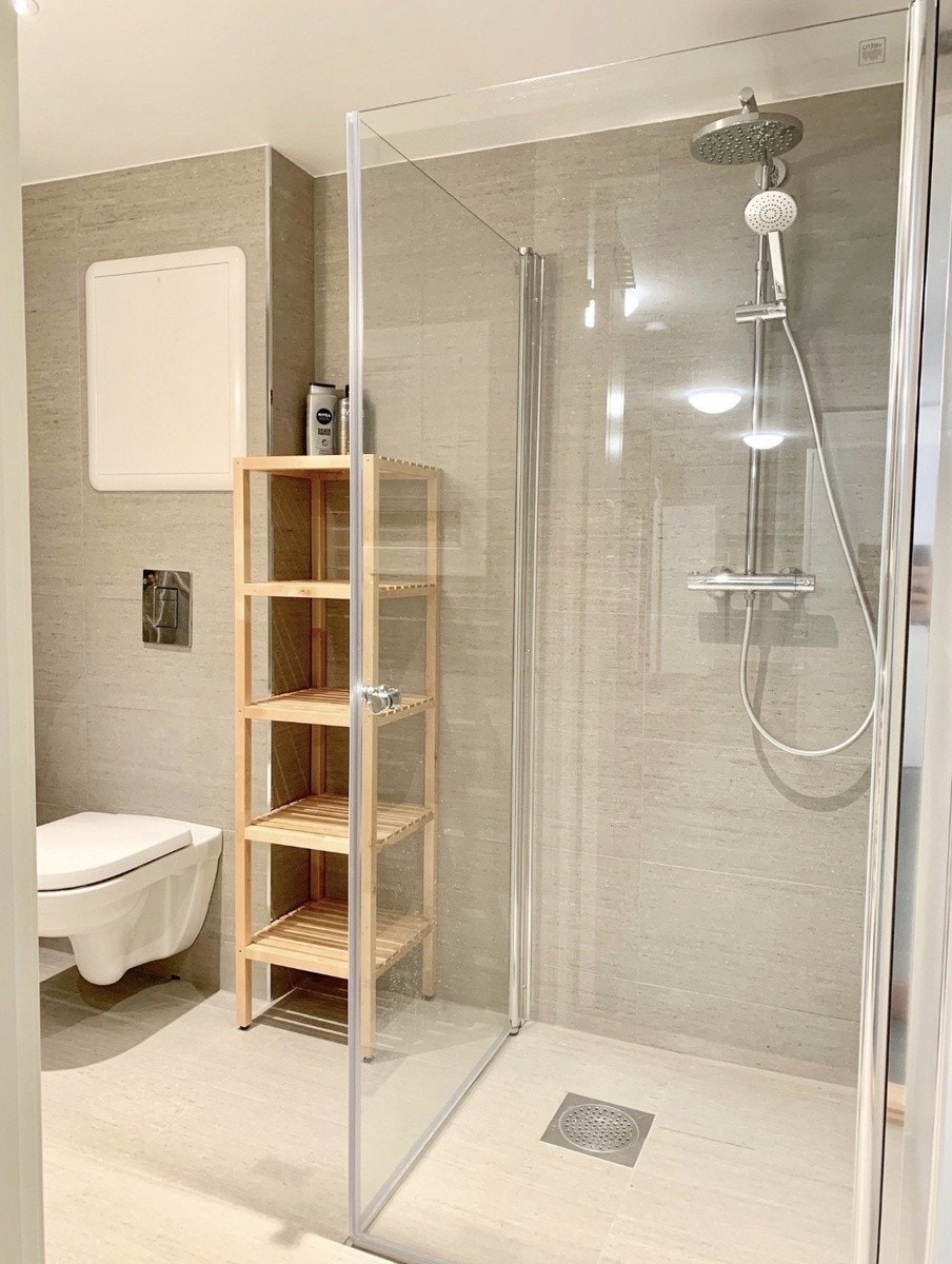 Bad 1 - Nydelige bad med fliser og varmekabler Galleribilde