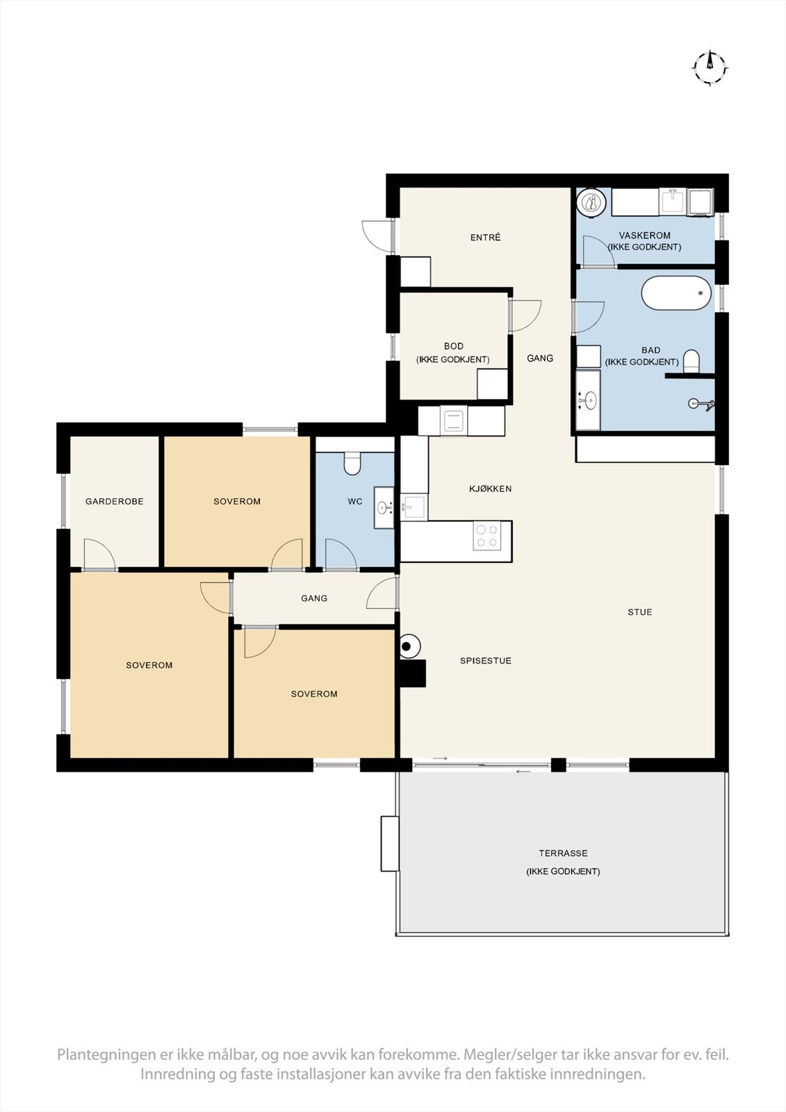 Plantegning 1. etasje. Galleribilde