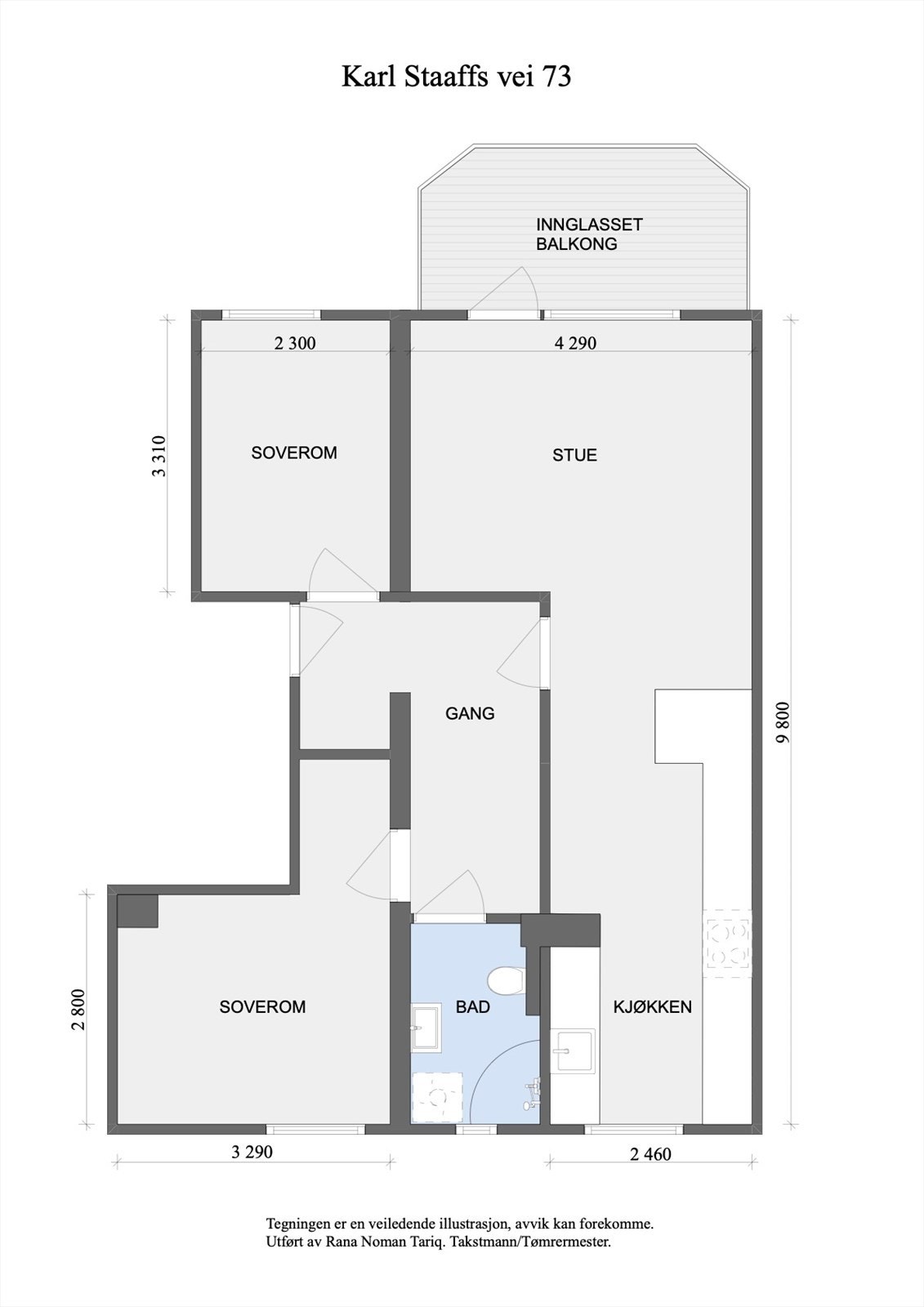 Plantegning Galleribilde