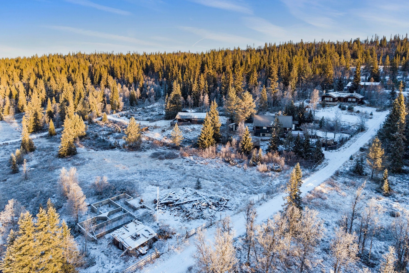 Kort vei til skiløyper. Galleribilde