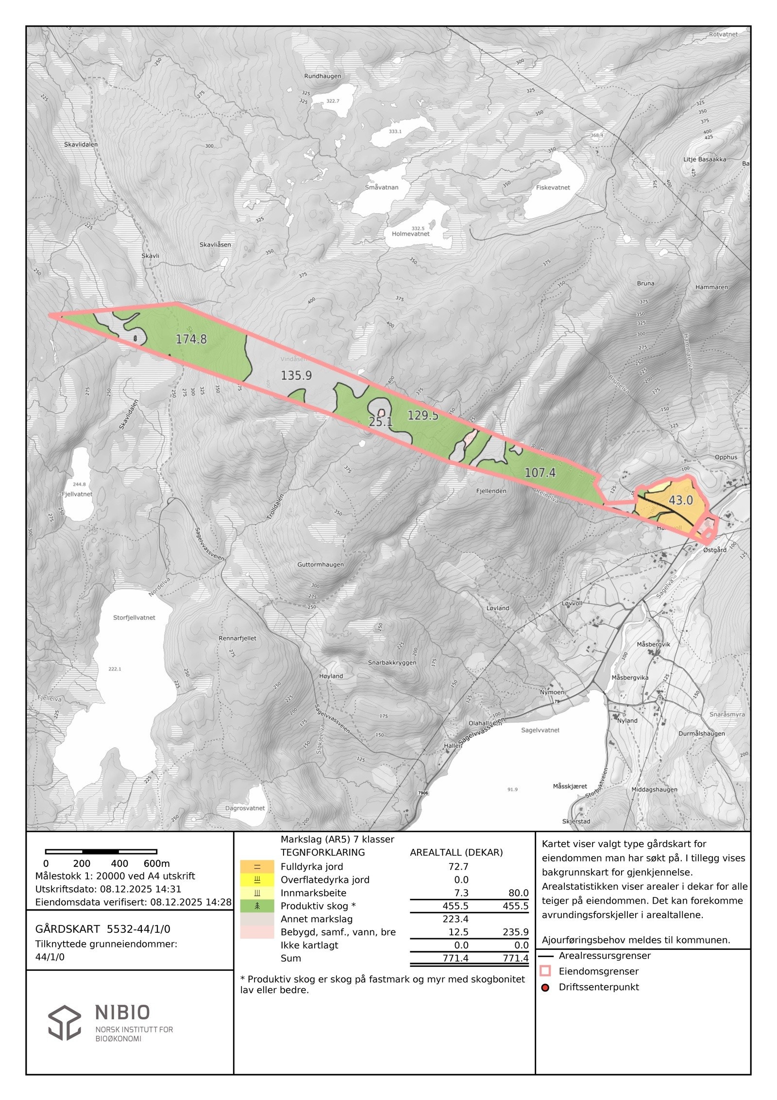 NIBIO gårdskart Galleribilde