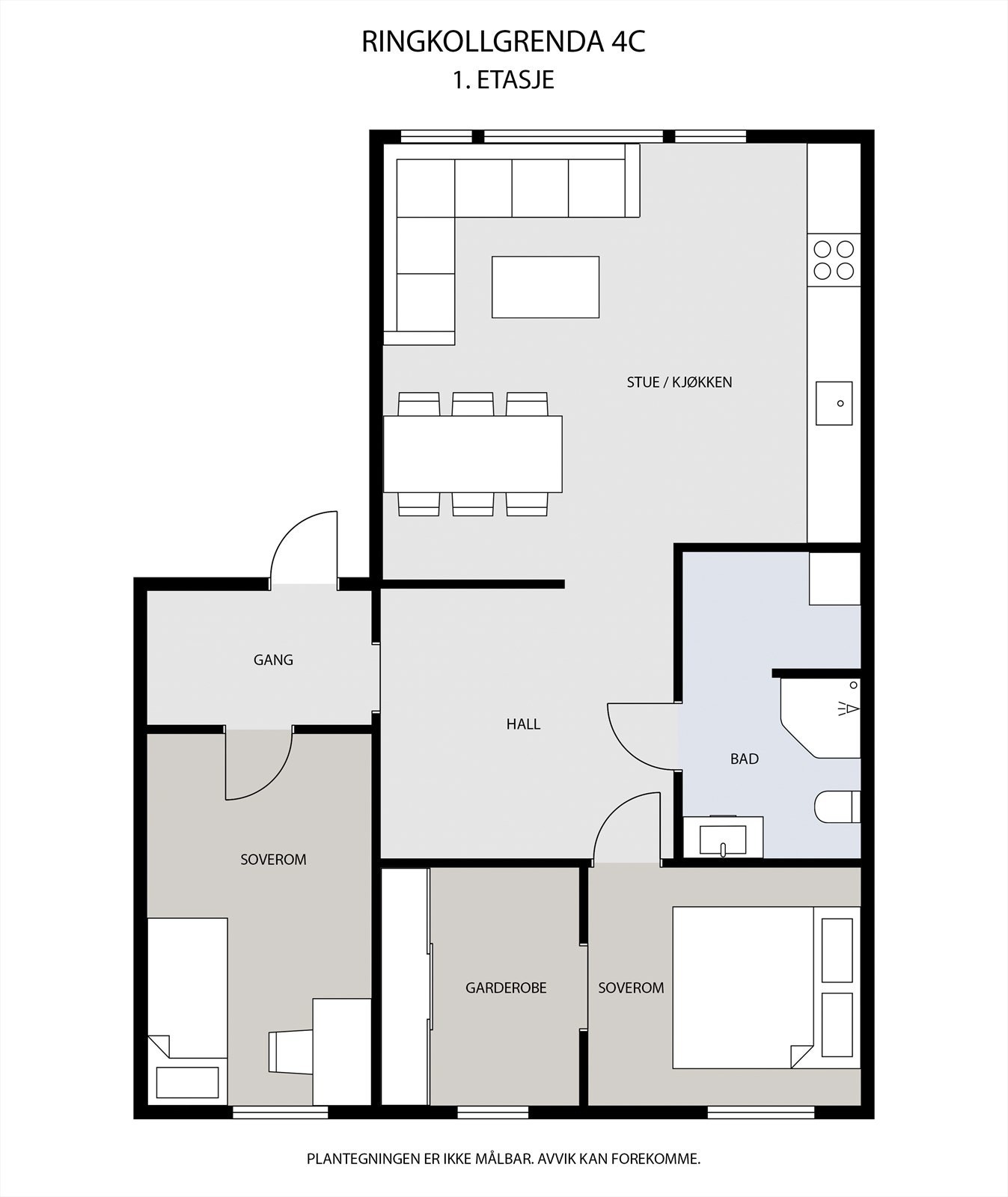 Plantegning Galleribilde