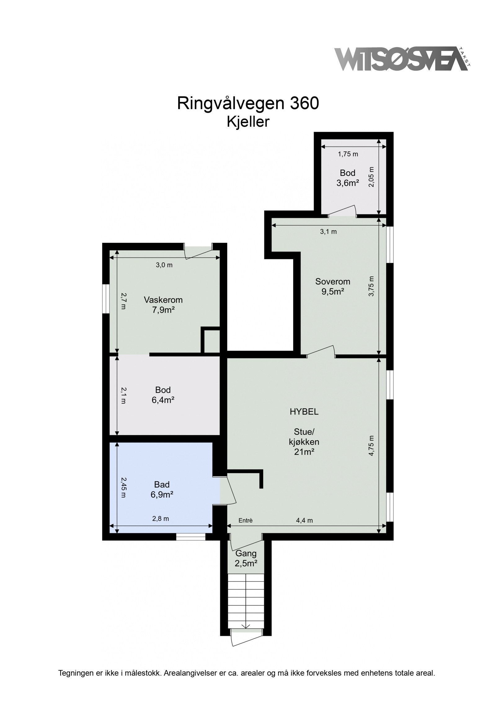 Planskisse - Kjeller Galleribilde