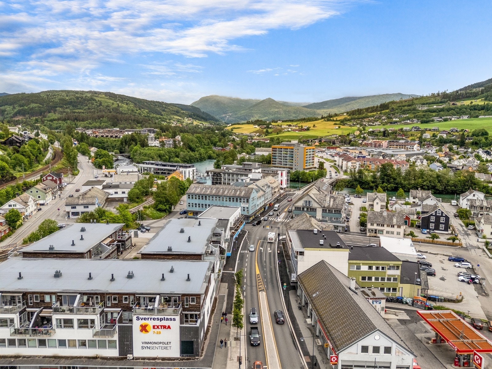 Dronefoto Galleribilde