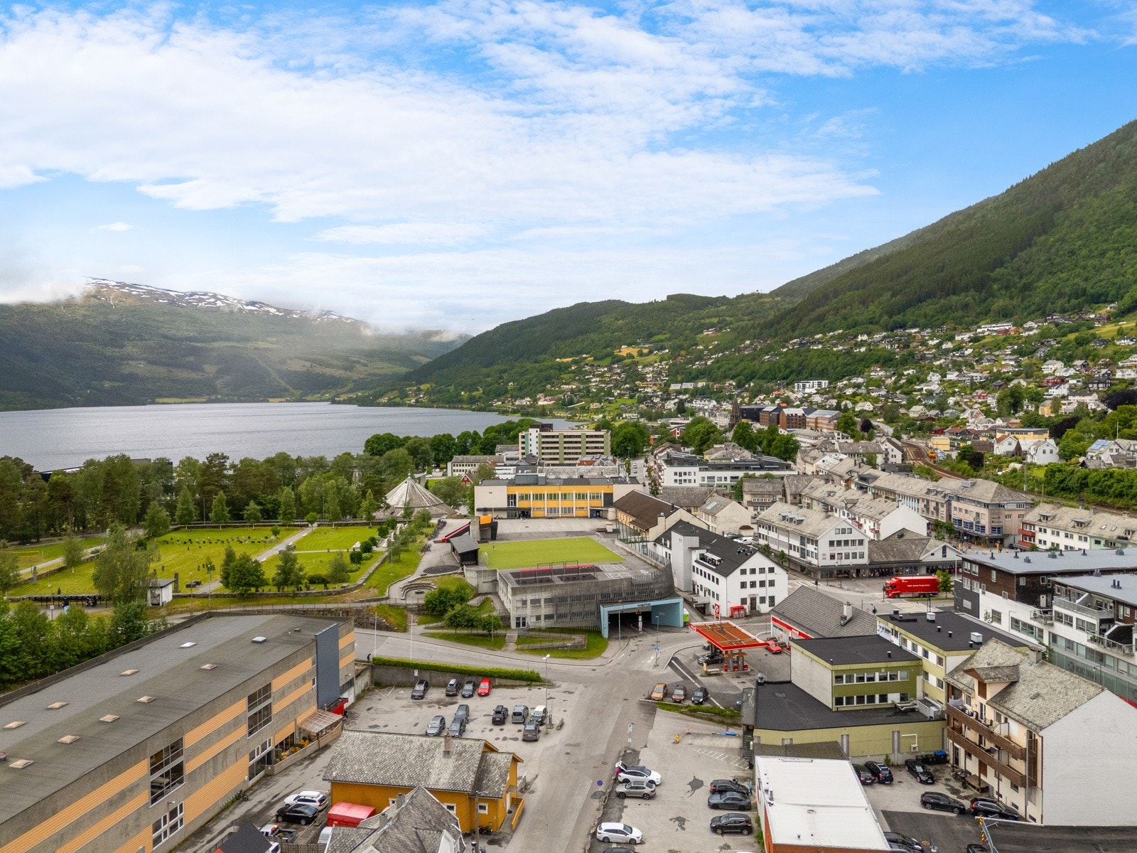 Dronefoto Galleribilde