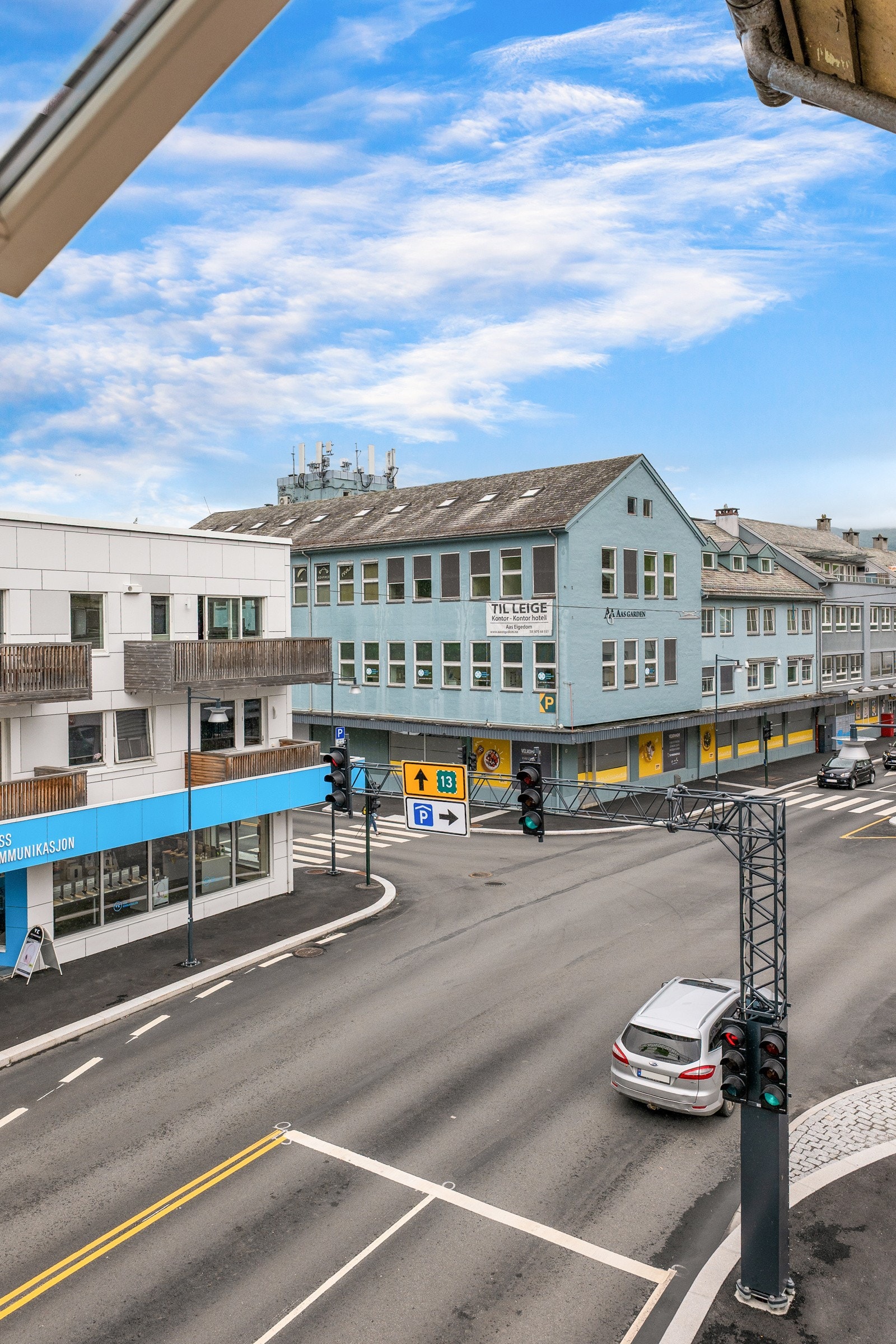 Utsikt mot Uttrågata. Galleribilde