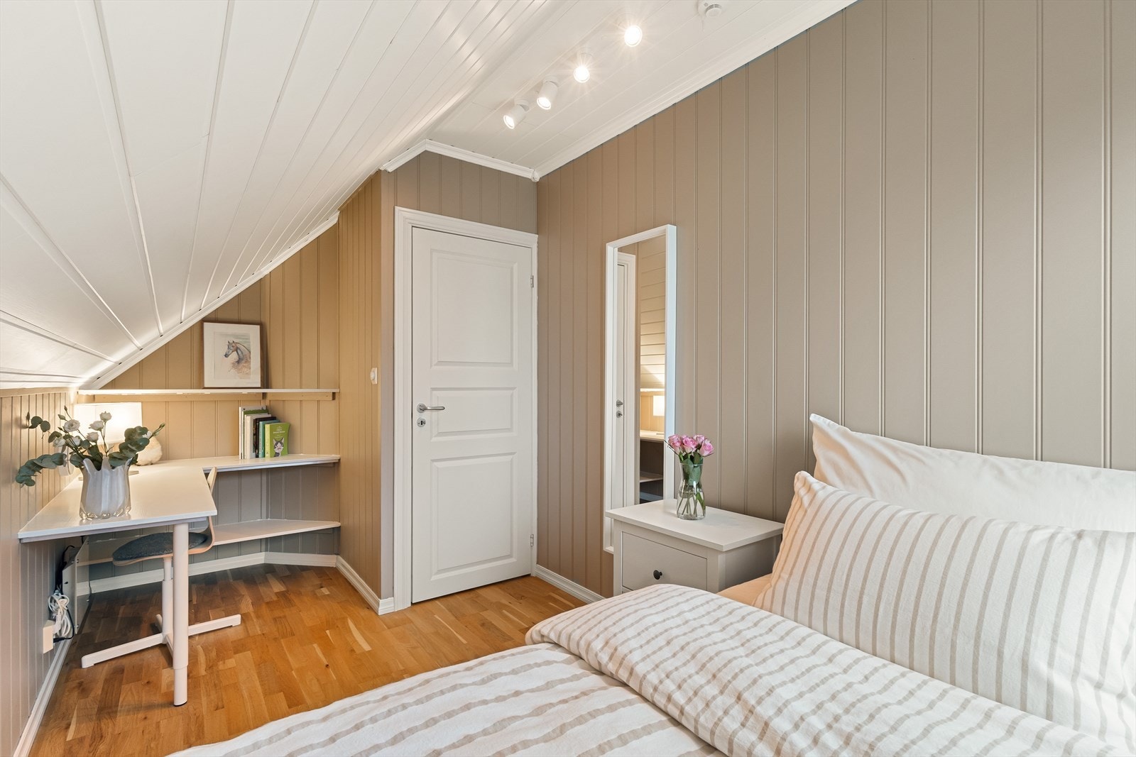 Soverommene passer godt som barne- og ungdomsrom. Galleribilde