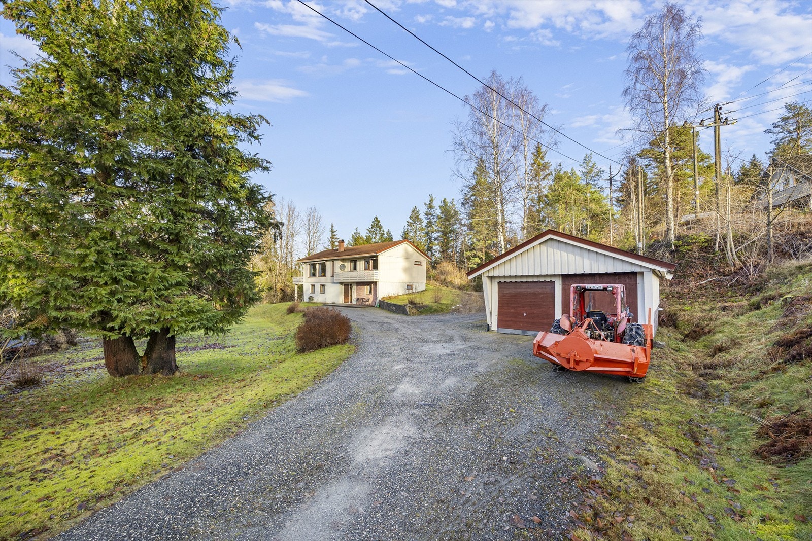 Det tilhører dobbel garasje. Galleribilde