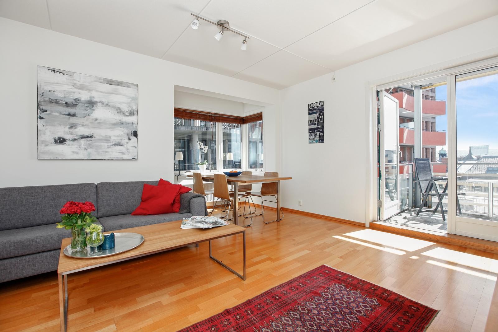 Stue mot terrasse Galleribilde