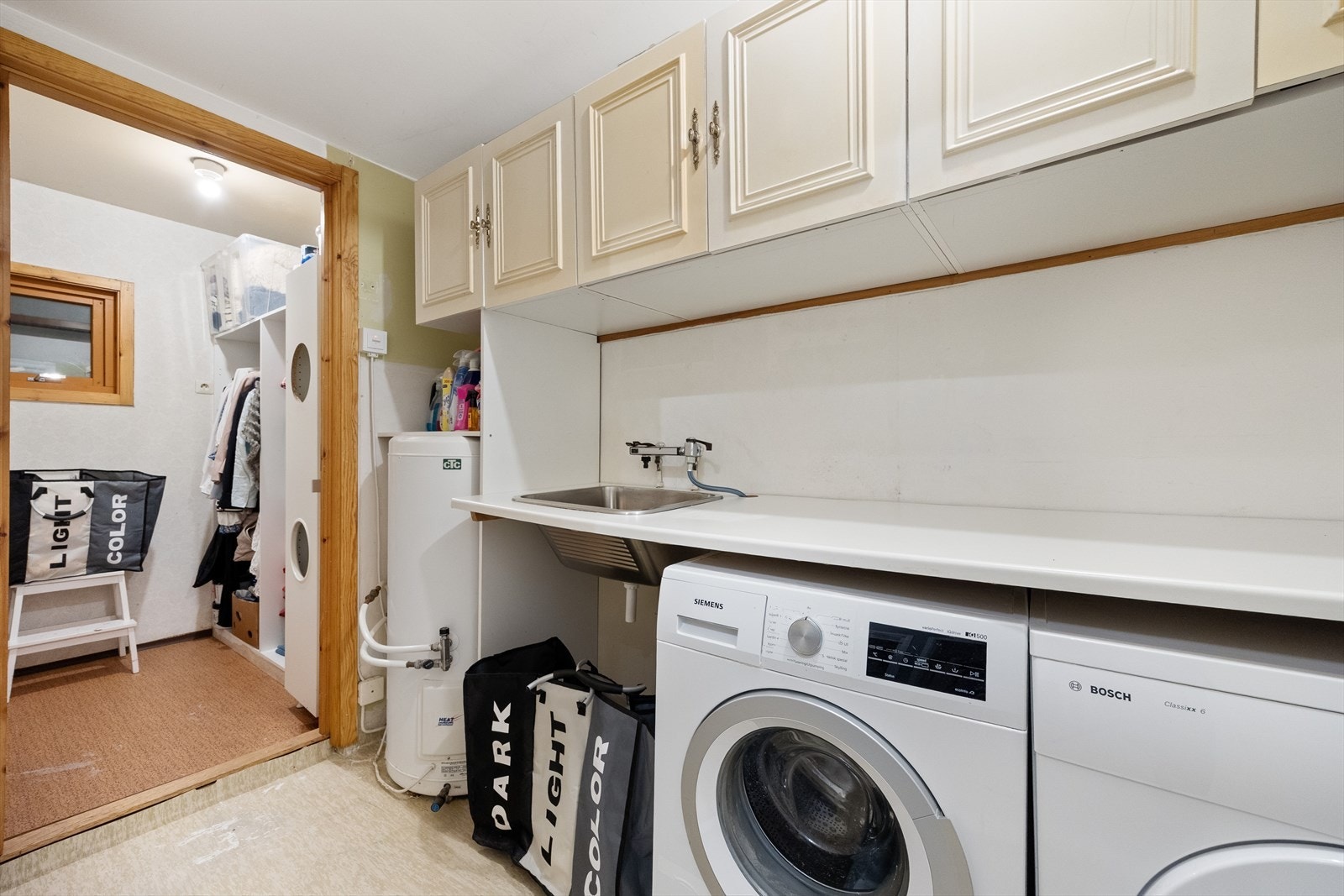 Her finner du også separat vaskerom som gjør renhold til en lek. Galleribilde