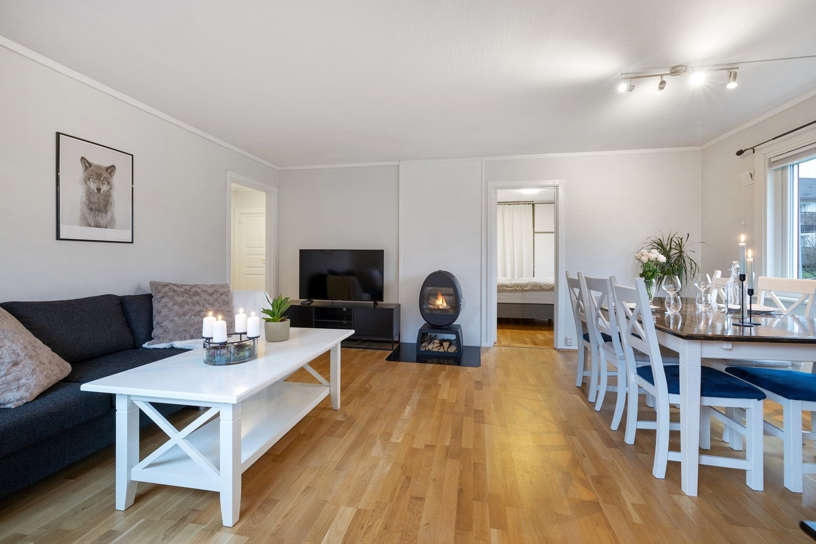 Alt ligger til rette for god og lun stemning Galleribilde