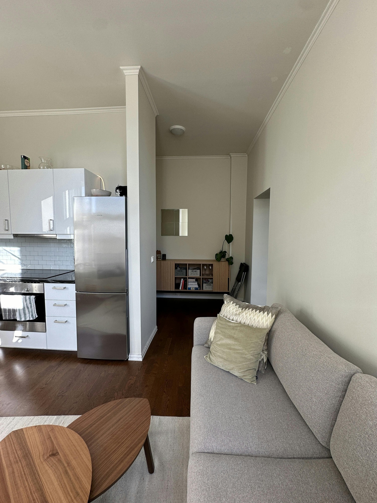 Stue med åpen kjøkken Galleribilde