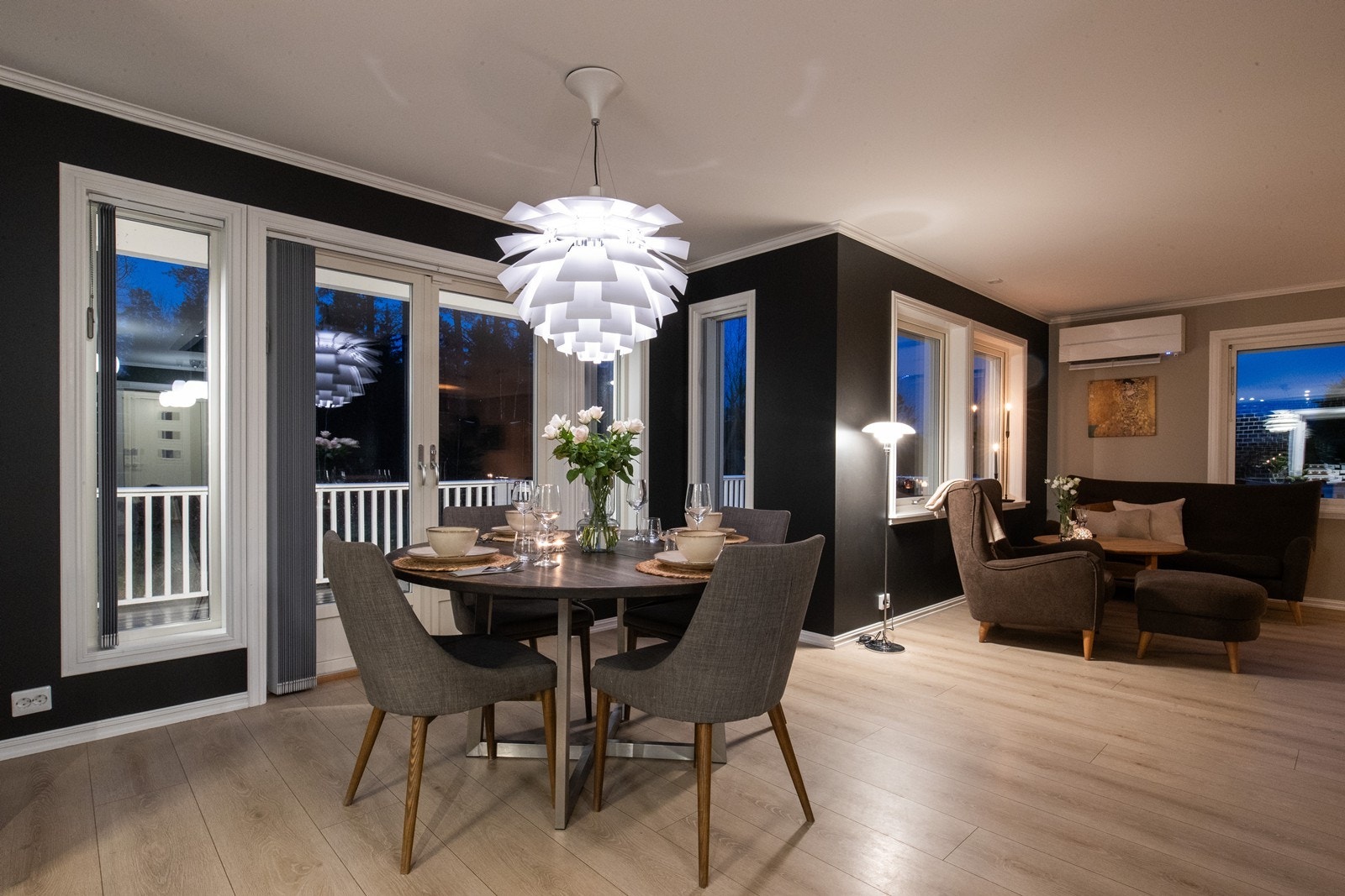 Balansert ventilasjon sørger for et sunt og behagelig inneklima i hele boligen Galleribilde