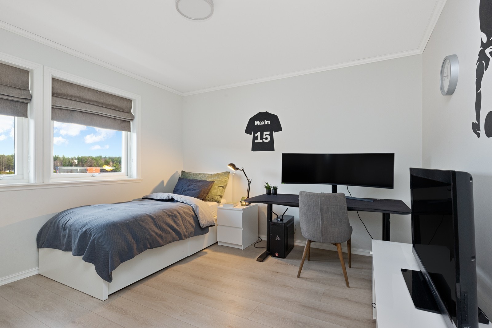 Soverommene er av god størrelse og kan enkelt innredes etter behov Galleribilde