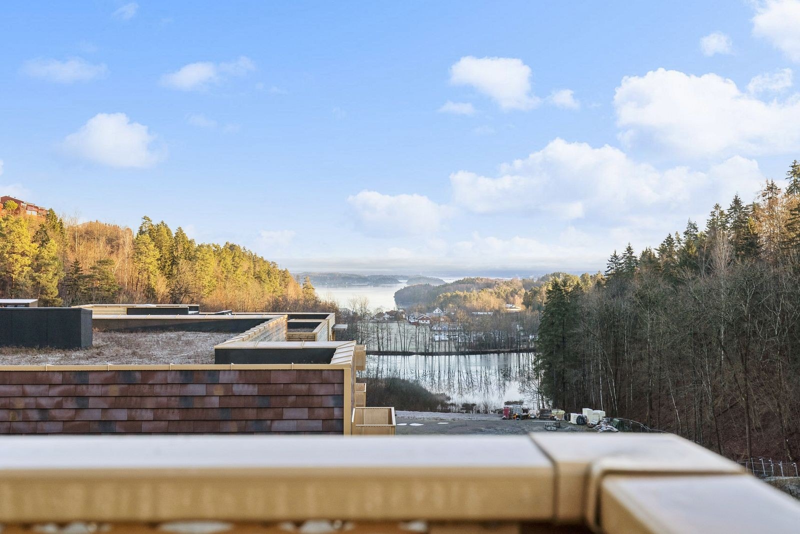 Utsikt fra balkongen. Galleribilde