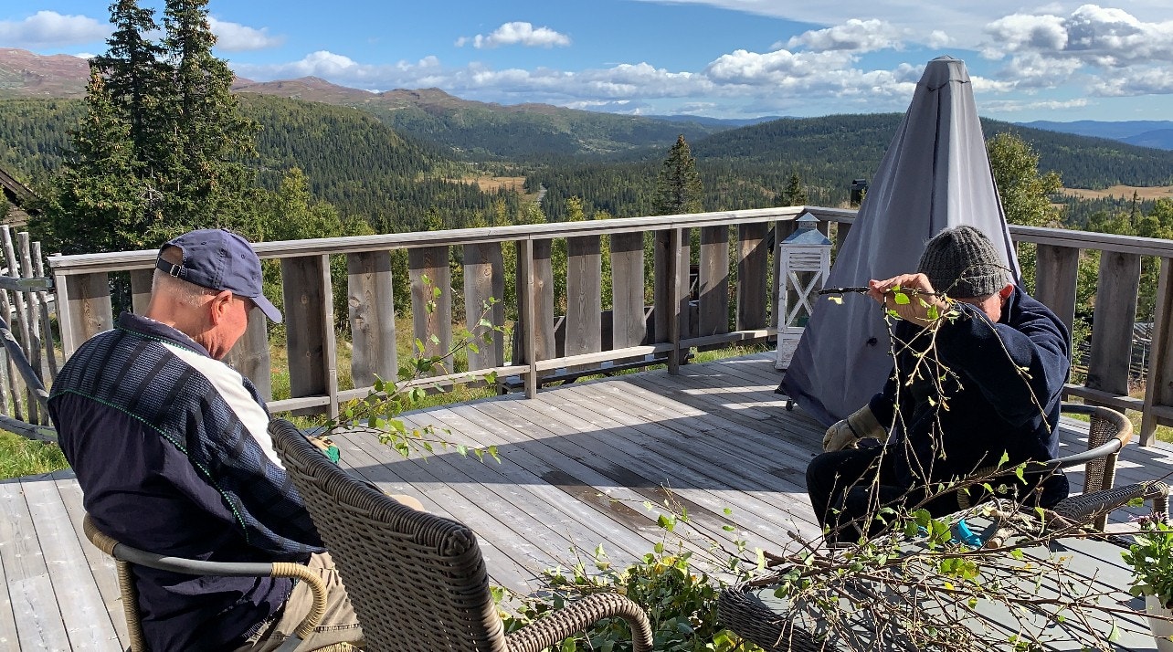 Området er fint uansett årstid. (Selgers egne bilder) Galleribilde