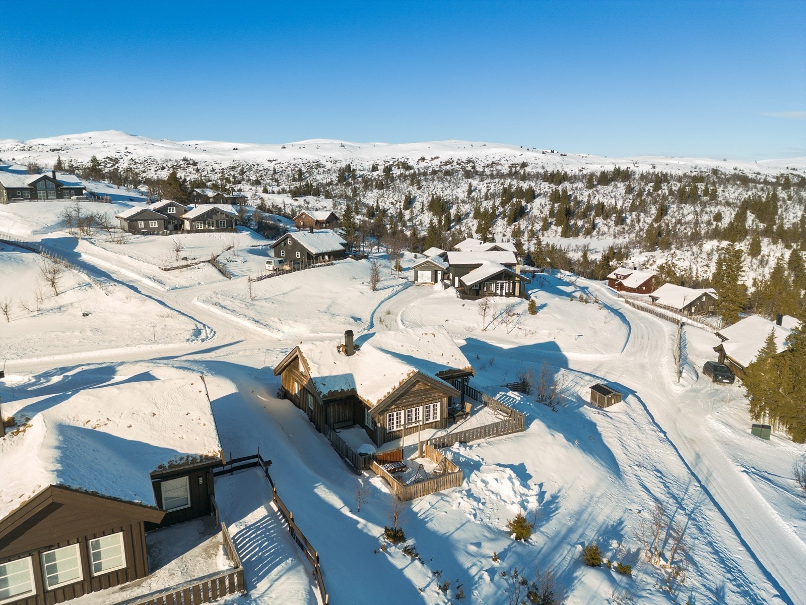 I Tiurstigen 2 kan du virkelig nyte gode dager, uansett om du velger å bli på hytta eller ta en tur ut i den vakre naturen! Galleribilde