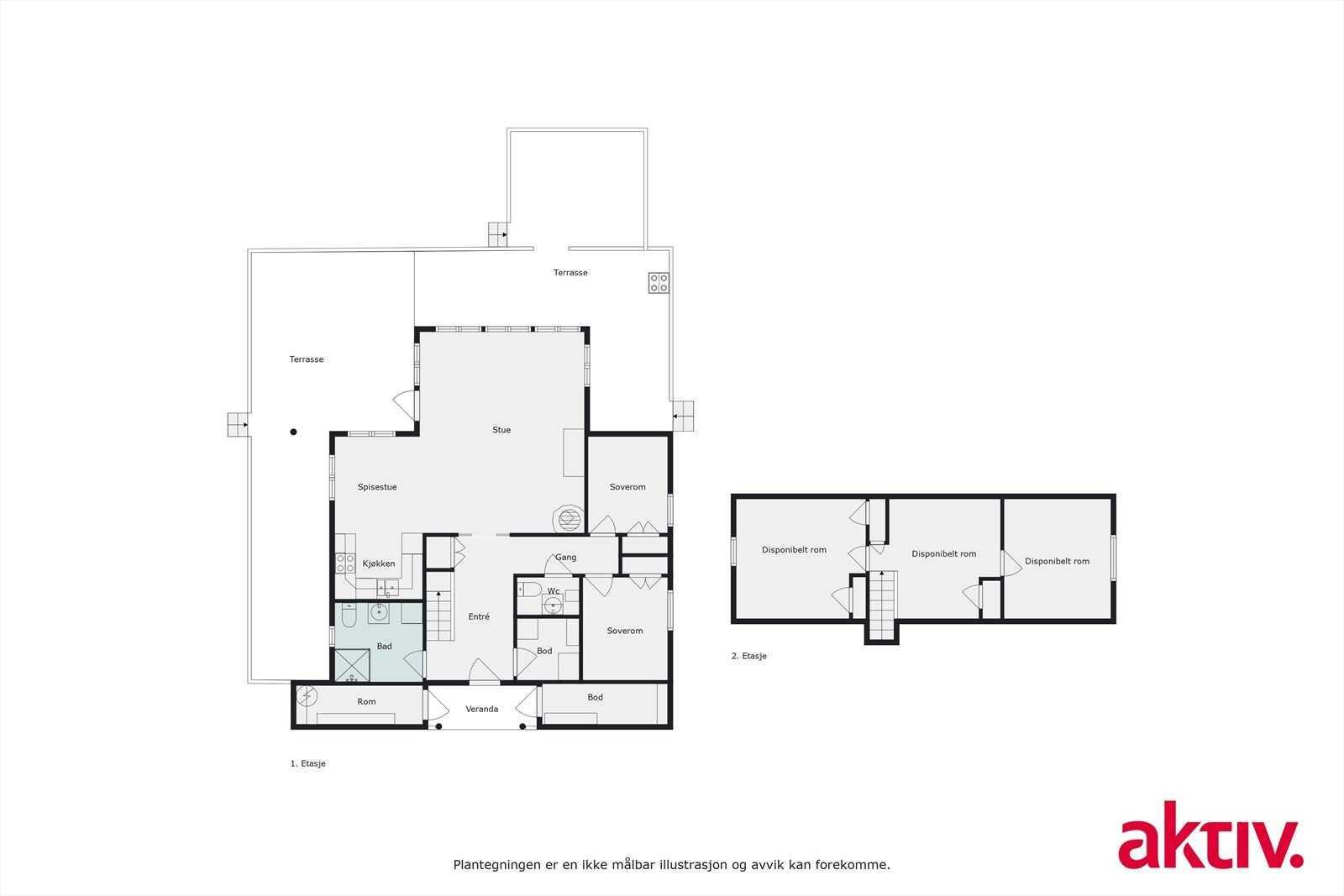 Plantegning Galleribilde