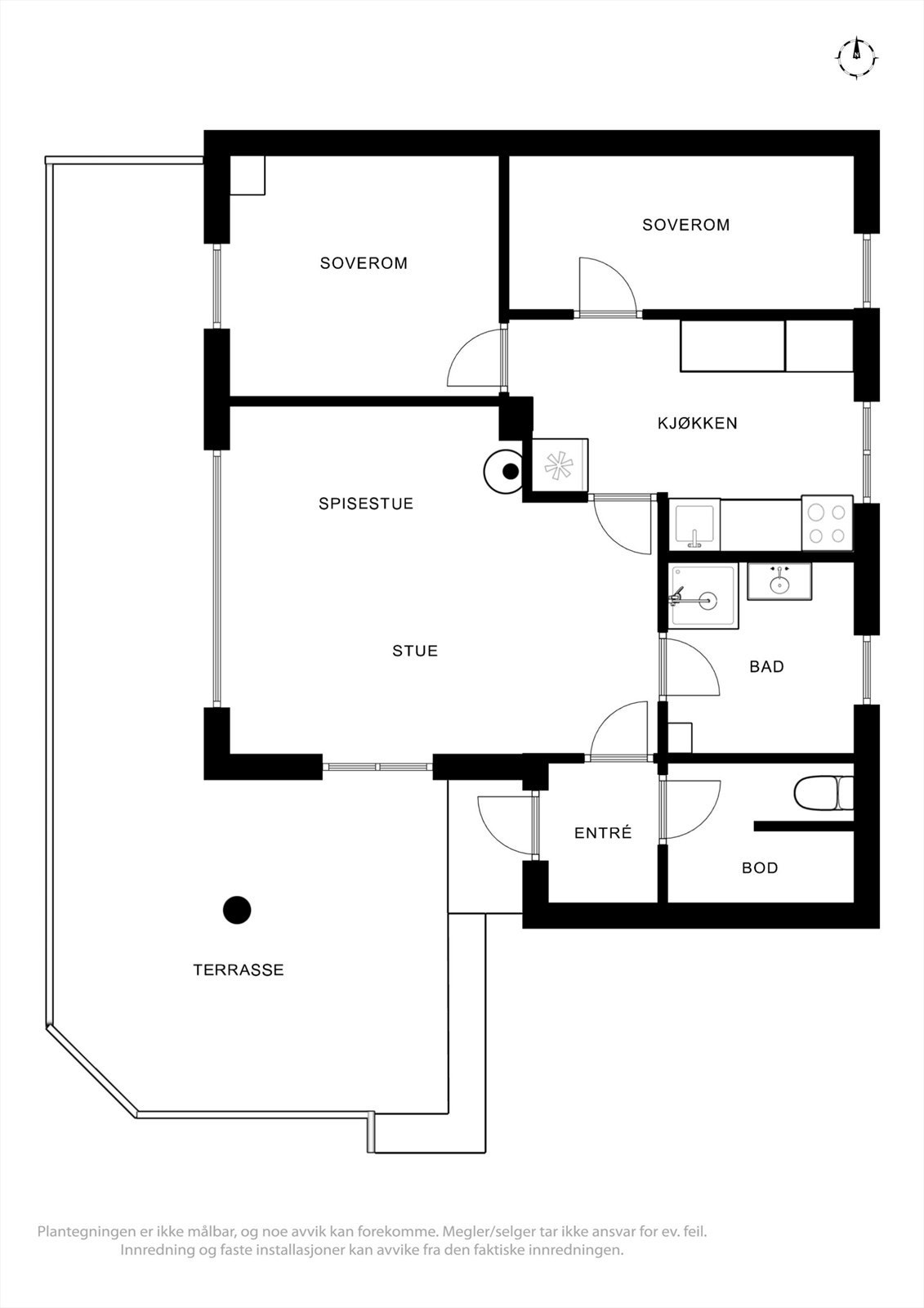 Plantegning Galleribilde