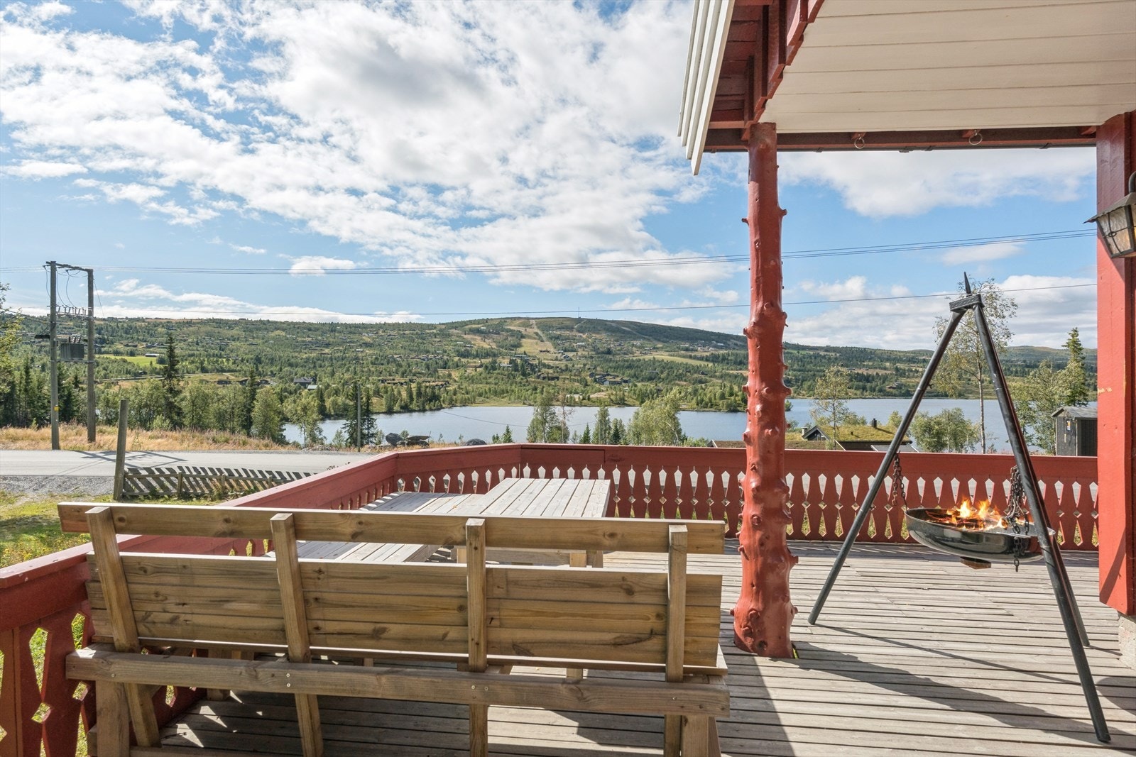 Terrasse med utsikt. Galleribilde