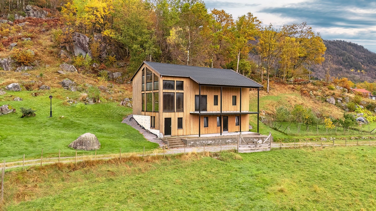 Lekker enebolig som snart kan stå klar til innflytning. Galleribilde