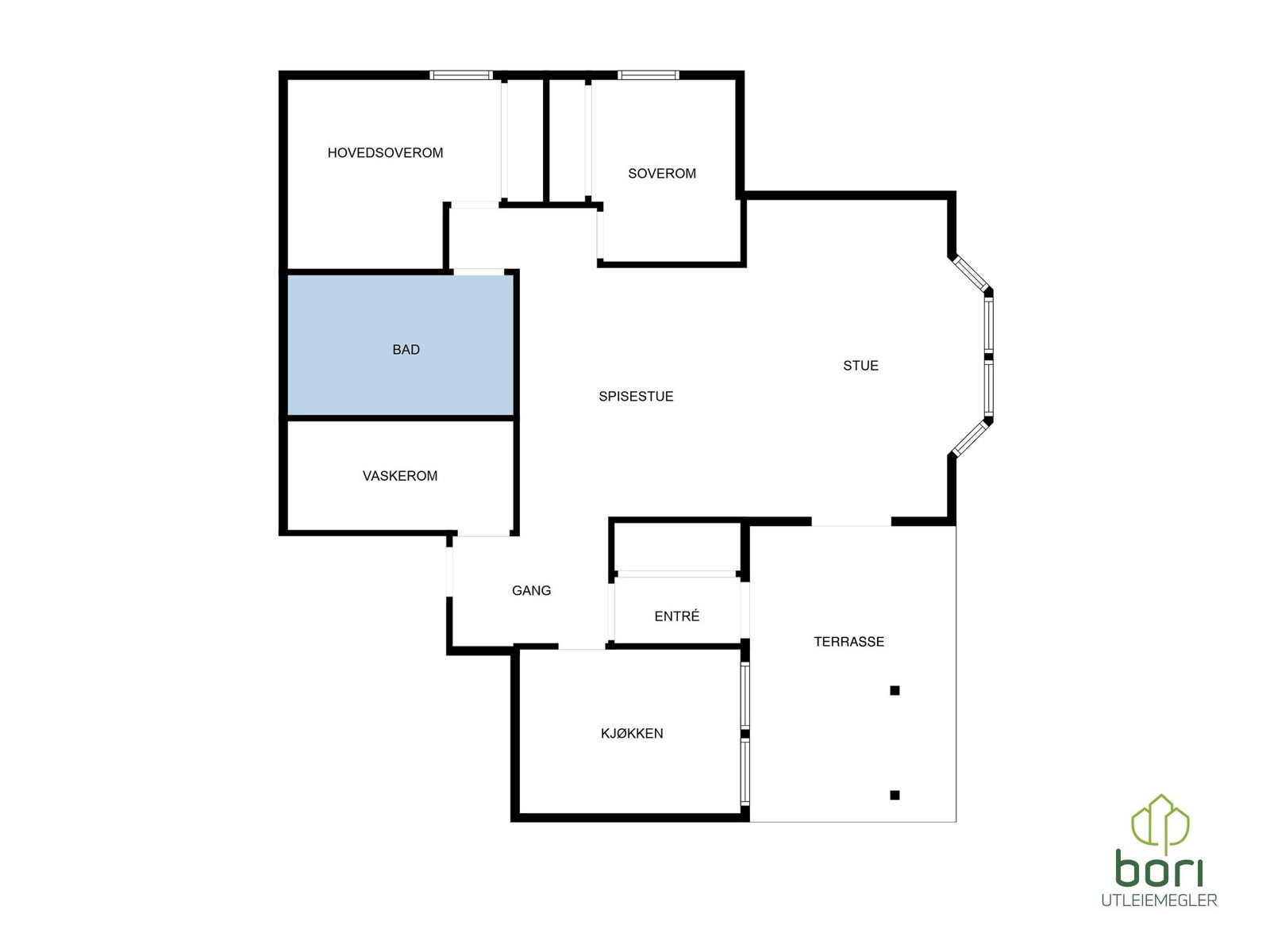 Plantegning. Galleribilde