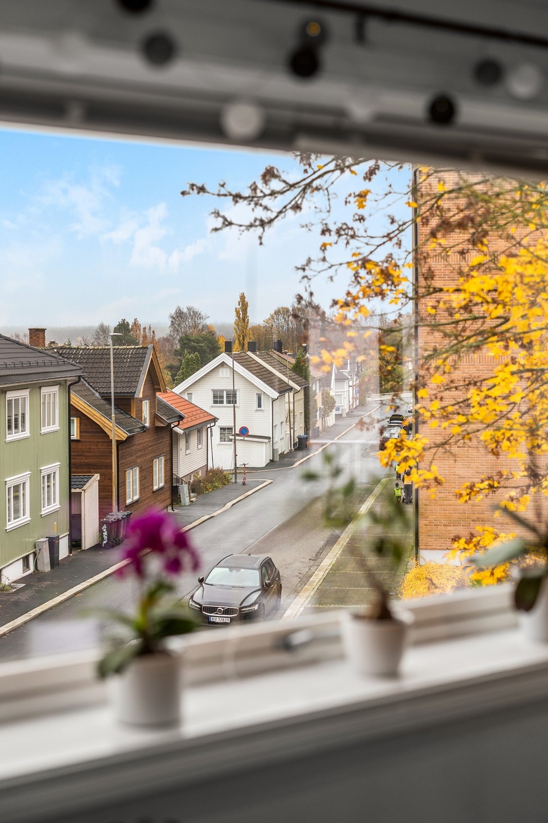 Det er også utsikt over deler av Oskars gate Galleribilde