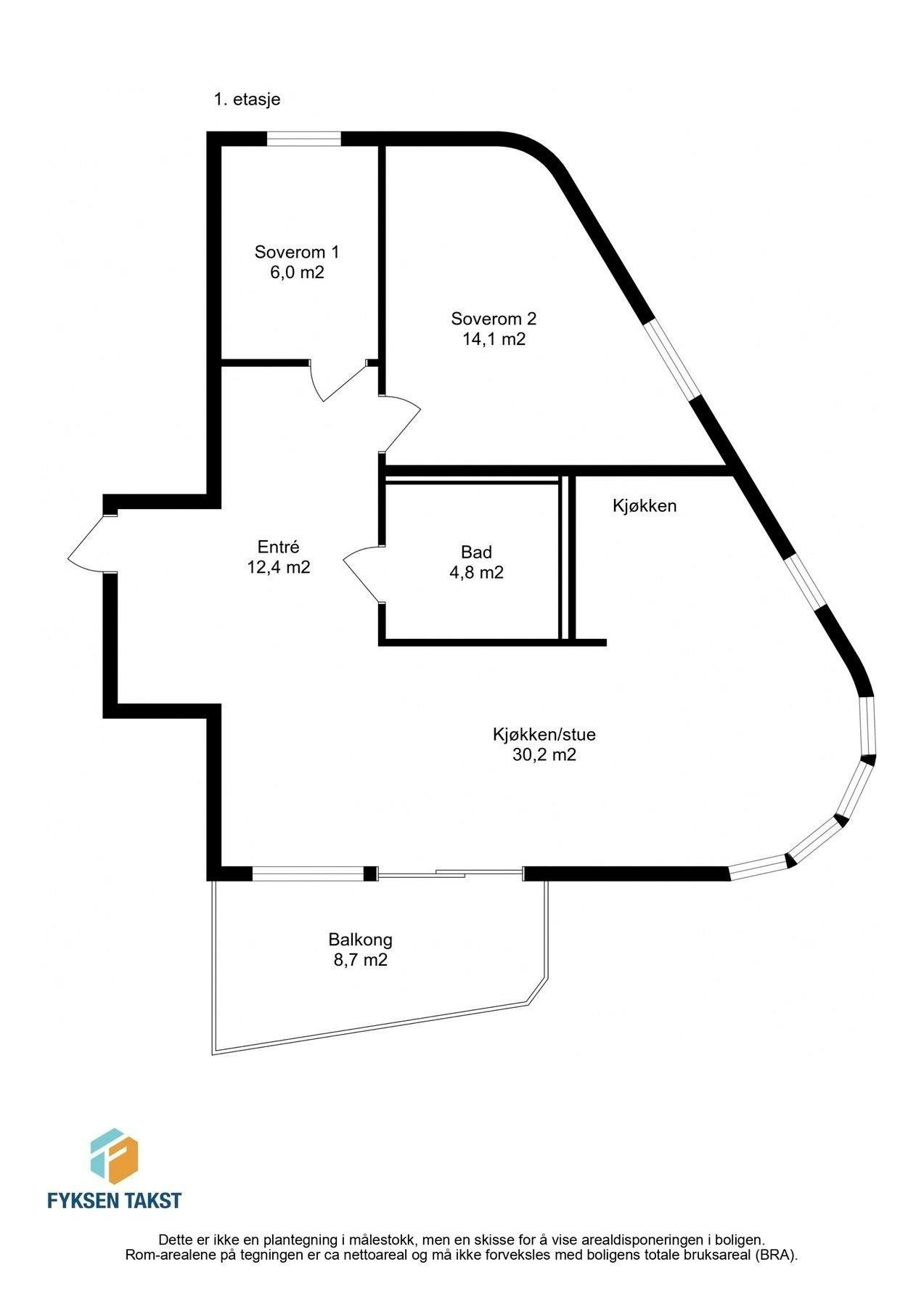 Det medfølger bod og p-plass tilknyttet leiligheten. Galleribilde