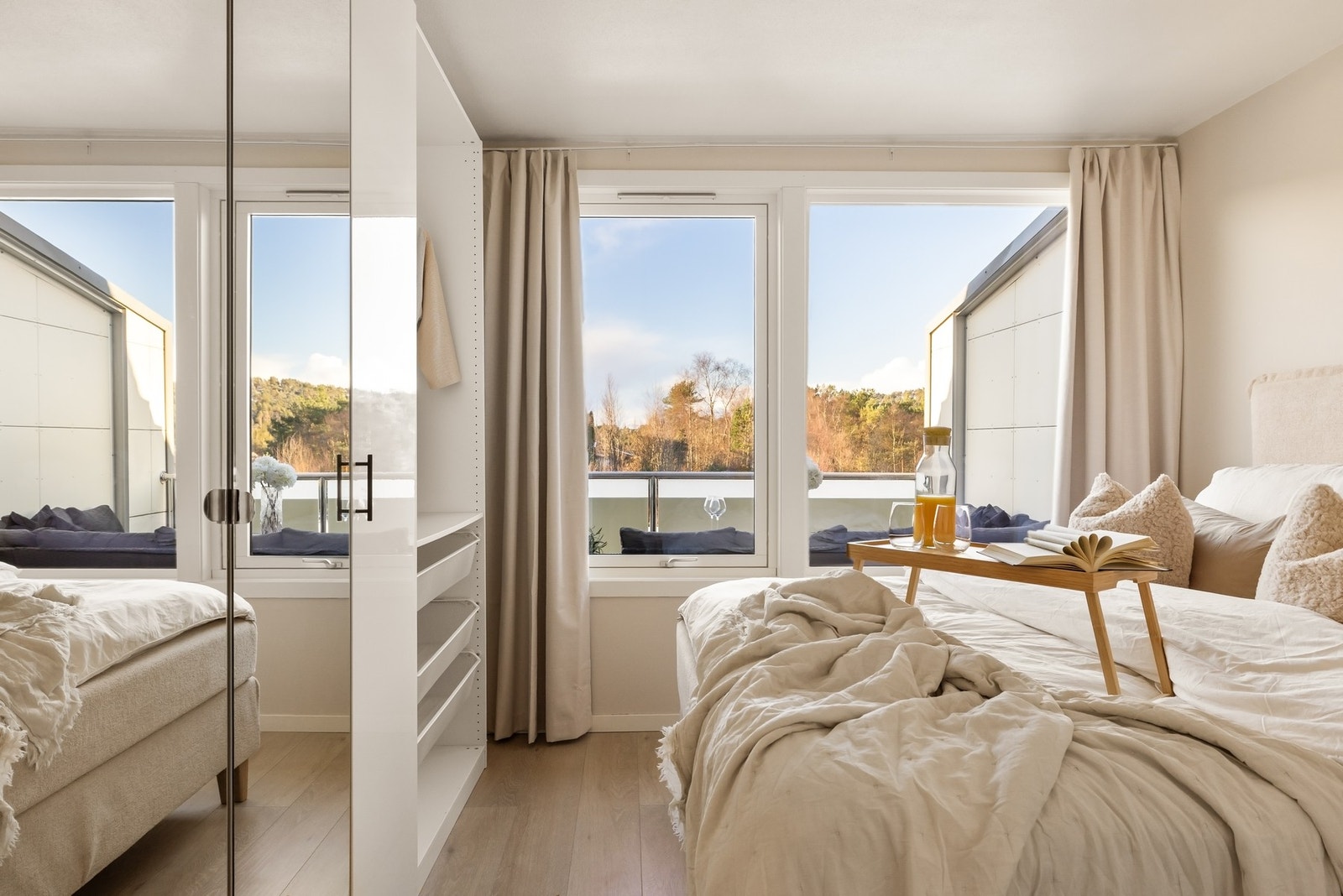 Rommet er vendt mot rolige omgivelser Galleribilde