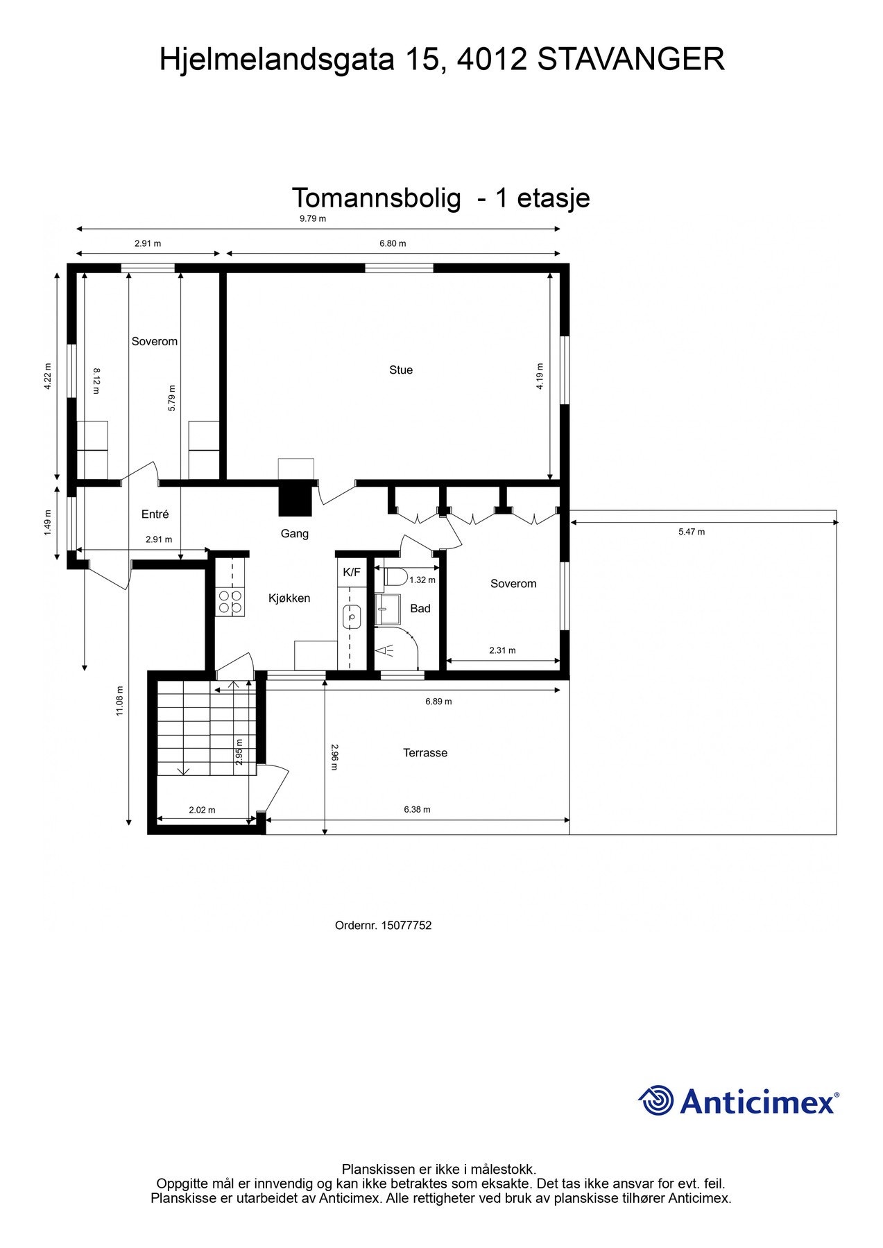 1. etasje - planskisse Galleribilde