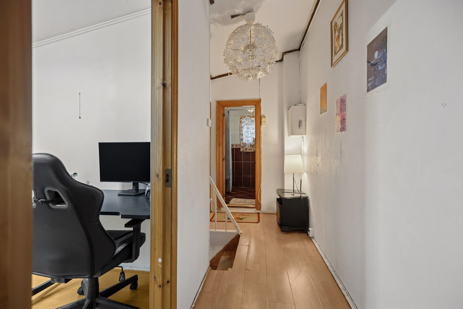 I andre etasje er det tre soverom. Galleribilde