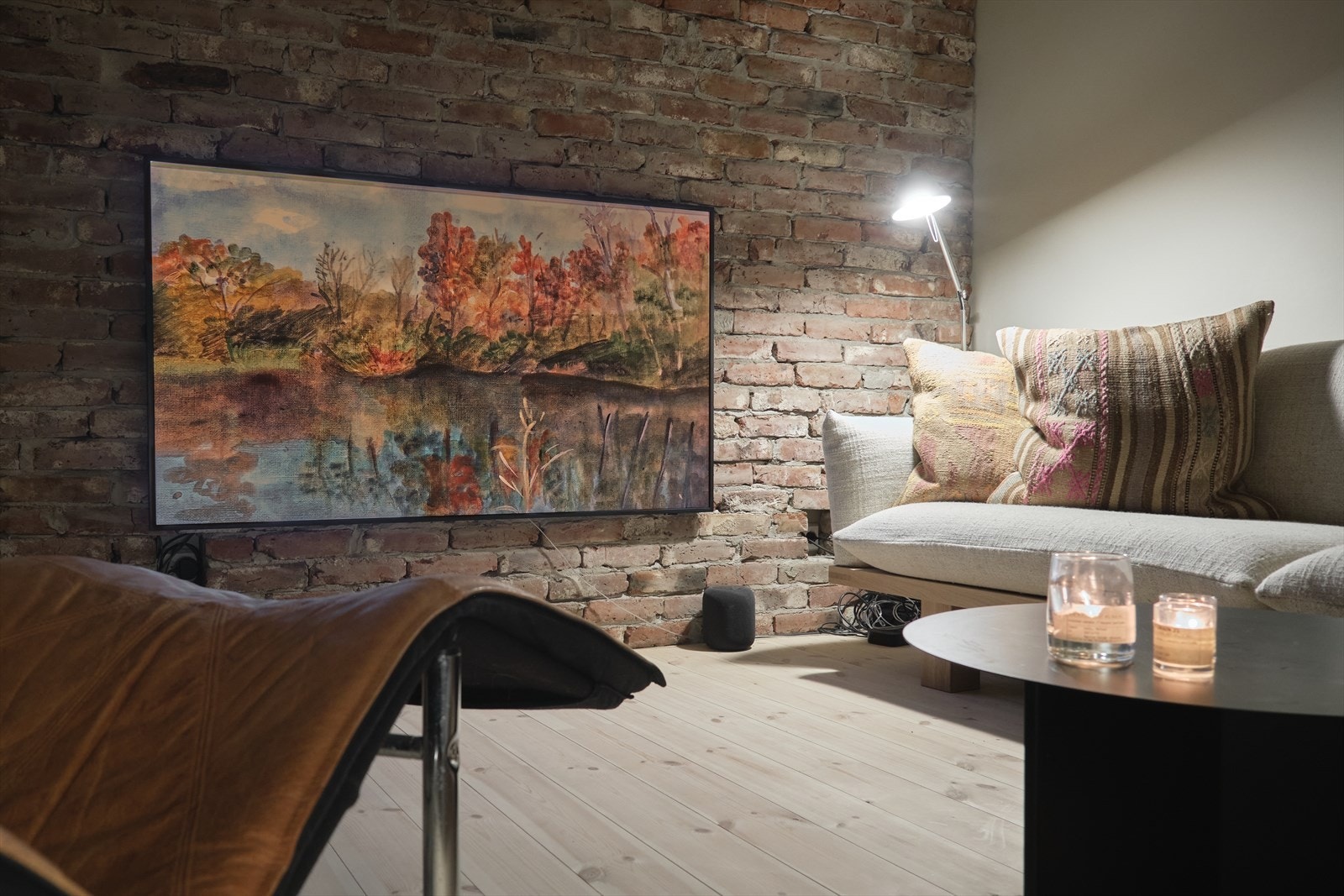 Dette gir leiligheten et ekstra oppholdsrom med en lun og hyggelig atmosfære. Galleribilde