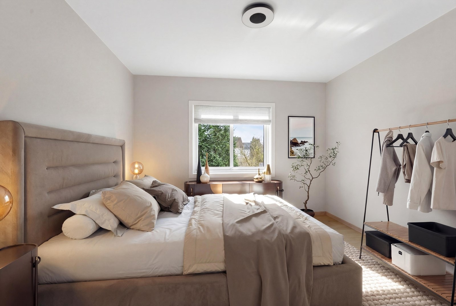 Soverom nr. 2. Bildet er digitalt møblert Galleribilde