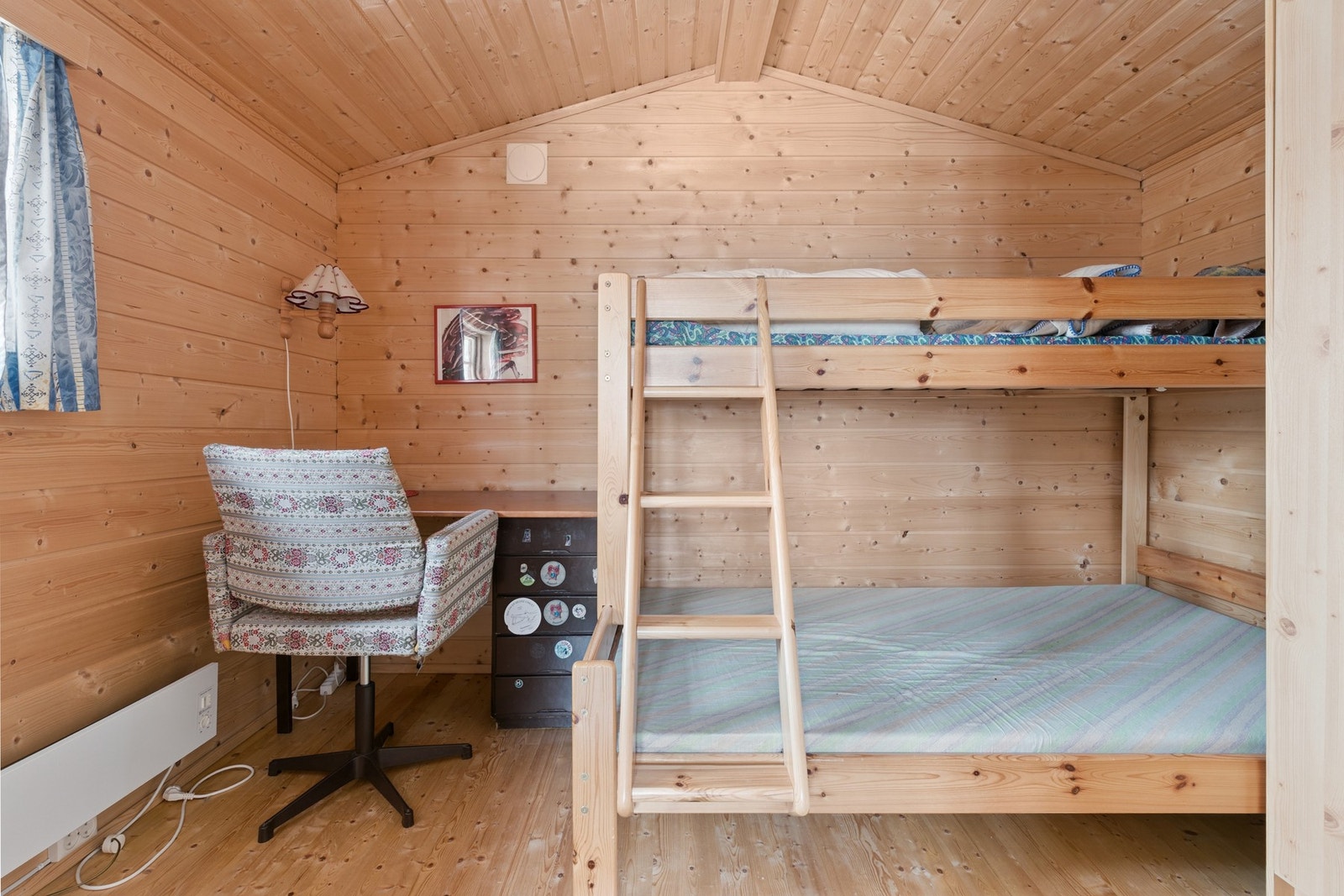 Soverom i anneks/gjestehytte på 7,8 kvm. Galleribilde