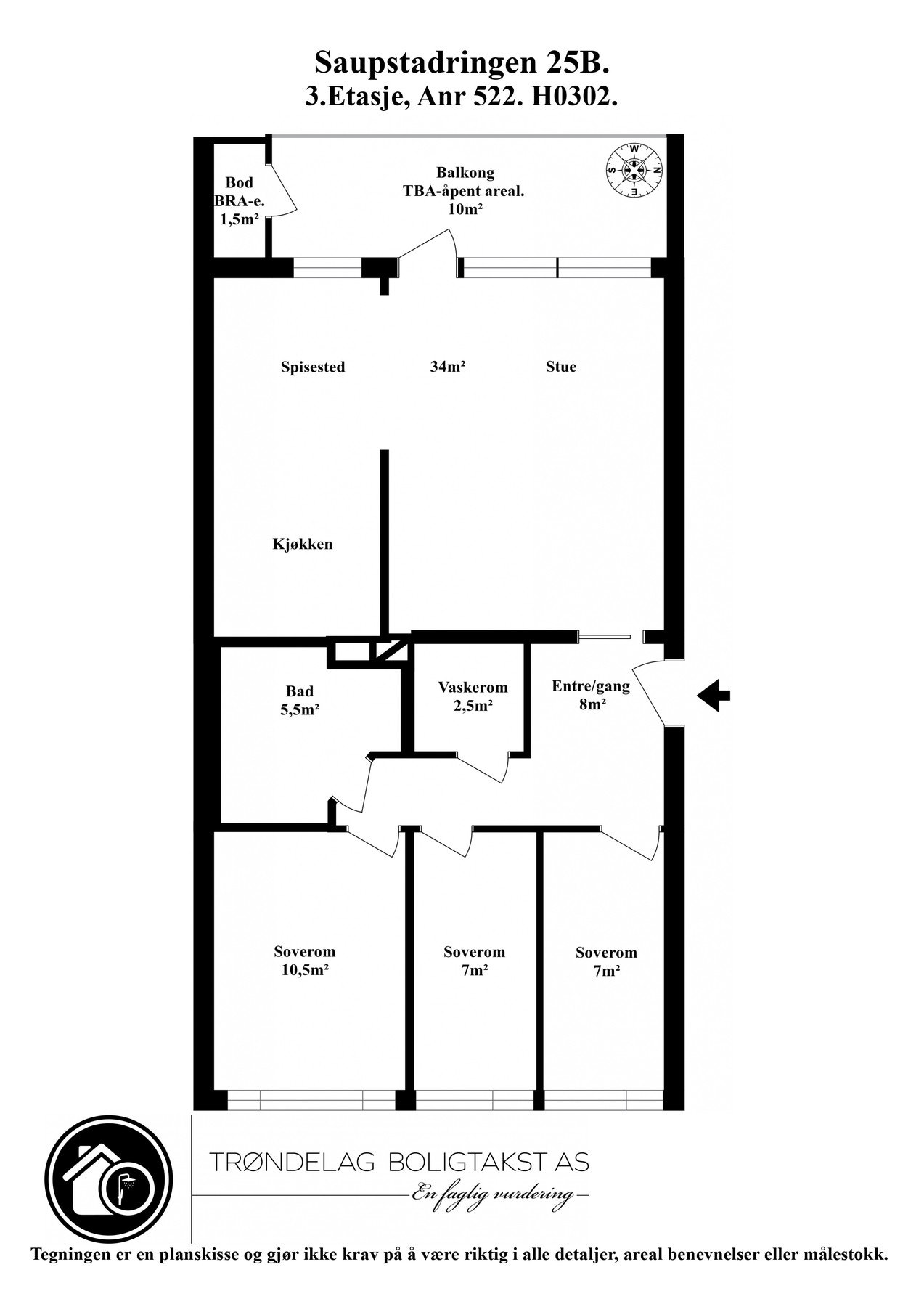 Planskisse. Galleribilde