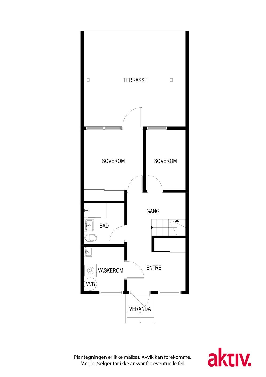 Plantegning 1. etasje Galleribilde