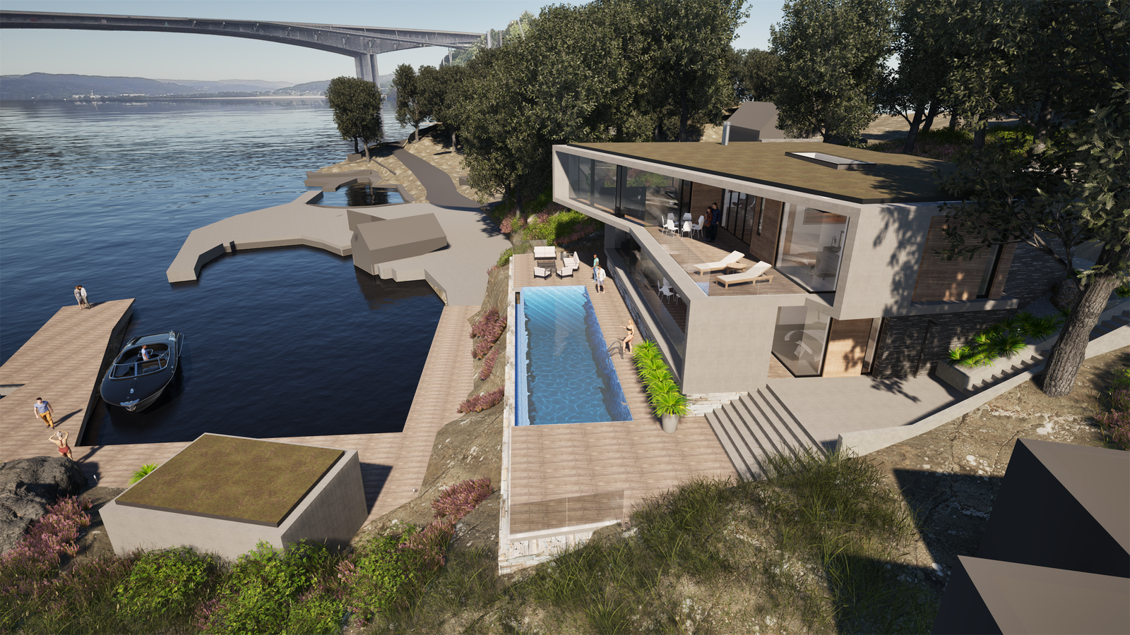 Utsikten mot Hamresanden. Galleribilde