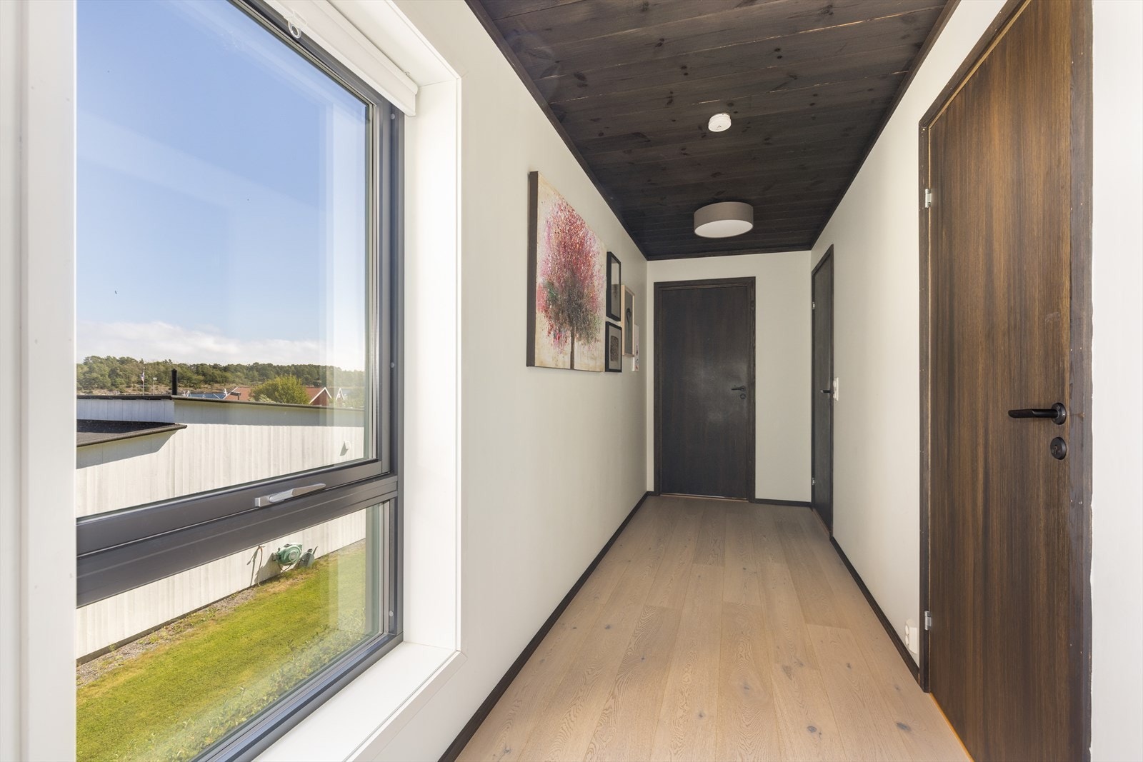 Hovedboligen har egen soveromsavdeling med to soverom, bad og toalettrom. Galleribilde