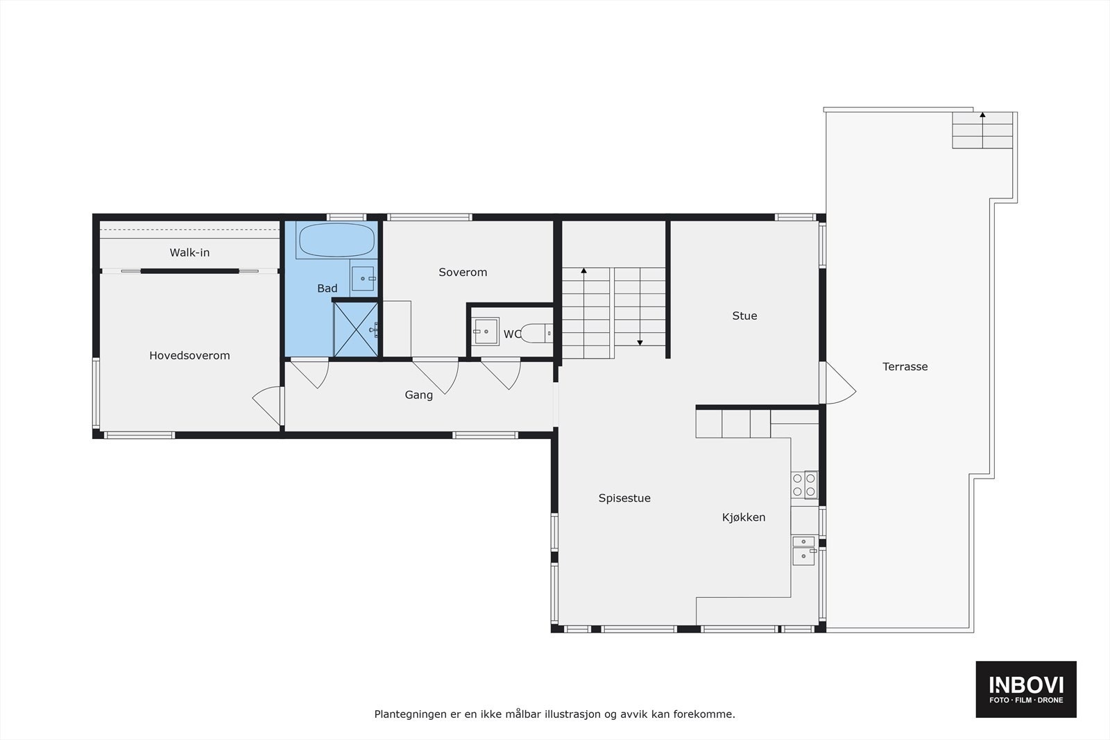 Plantegning 2. etasje Galleribilde