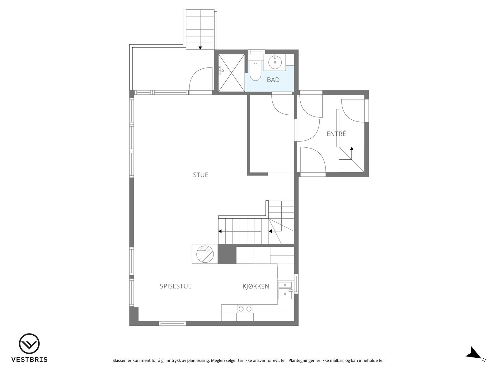 Plantegning 2.etasje. Galleribilde