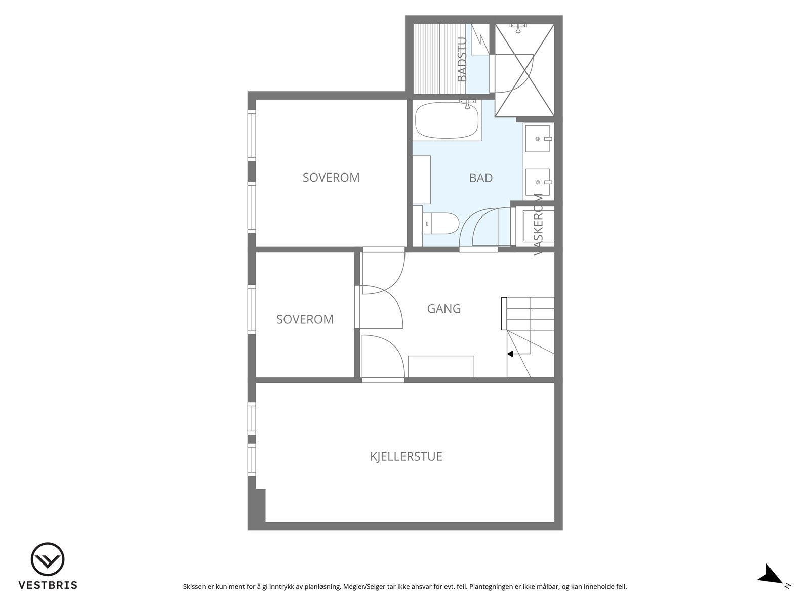 Plantegning 1.etasje. Galleribilde