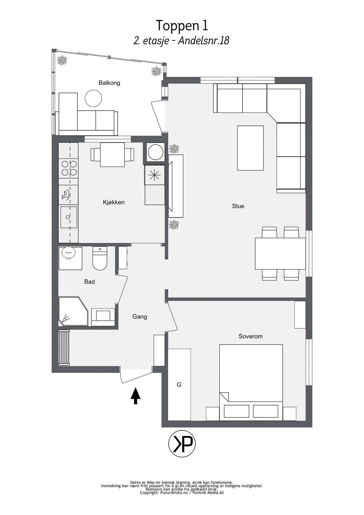 Plantegning Galleribilde