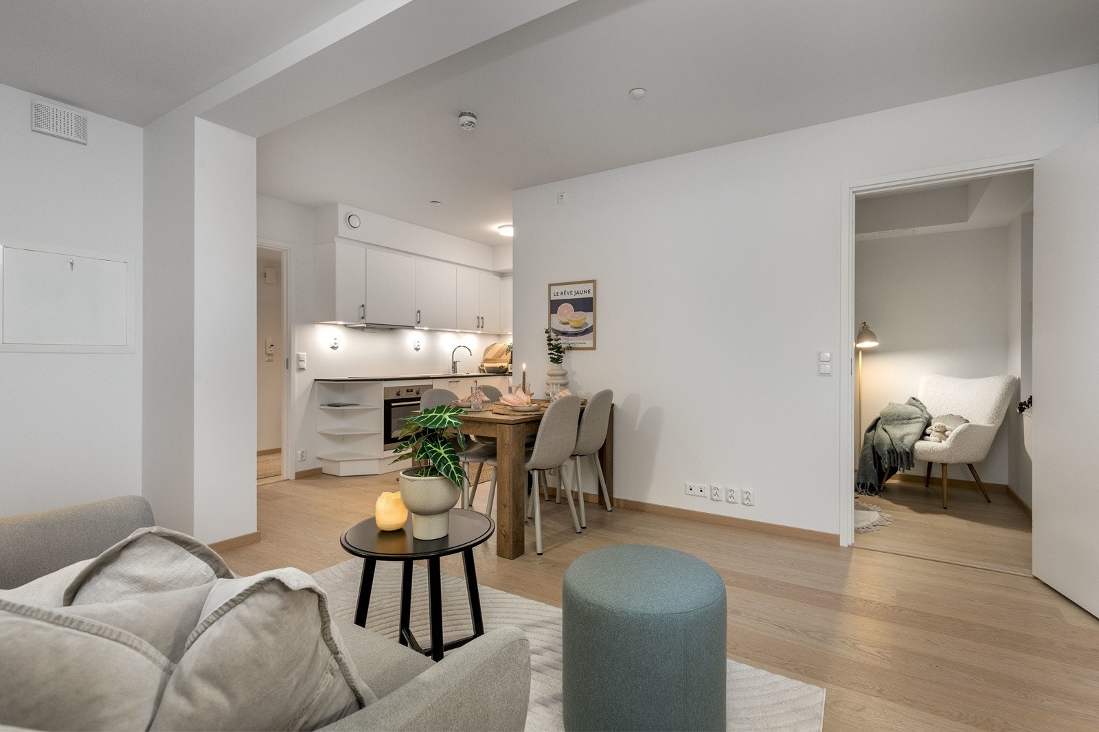 Grunnpakke for kabel-TV og internett er inkl. i felleskostnadene. Galleribilde