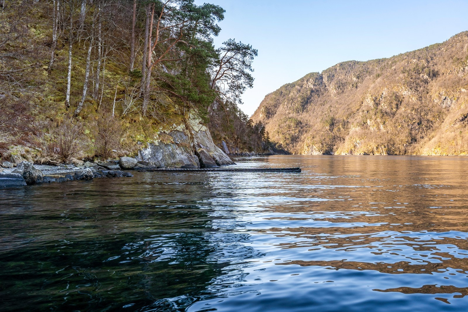Lovrafjorden er en berømt fjord med fantastisk natur Galleribilde