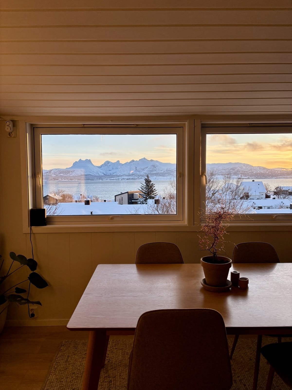 Privat bilde utsikt vinter Galleribilde