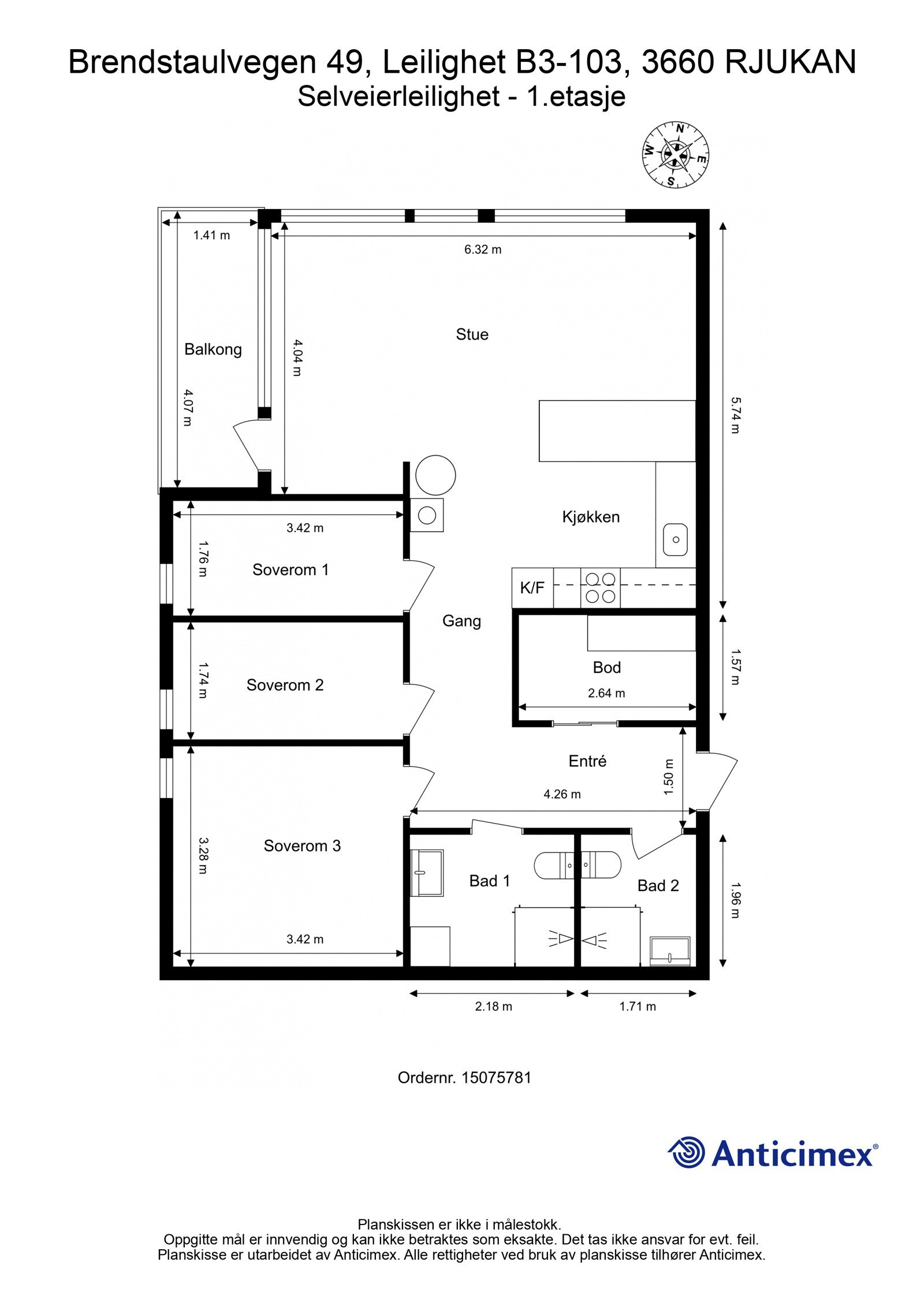 Plantegning-20622707-Selveierleilighet - 1.etasje Galleribilde